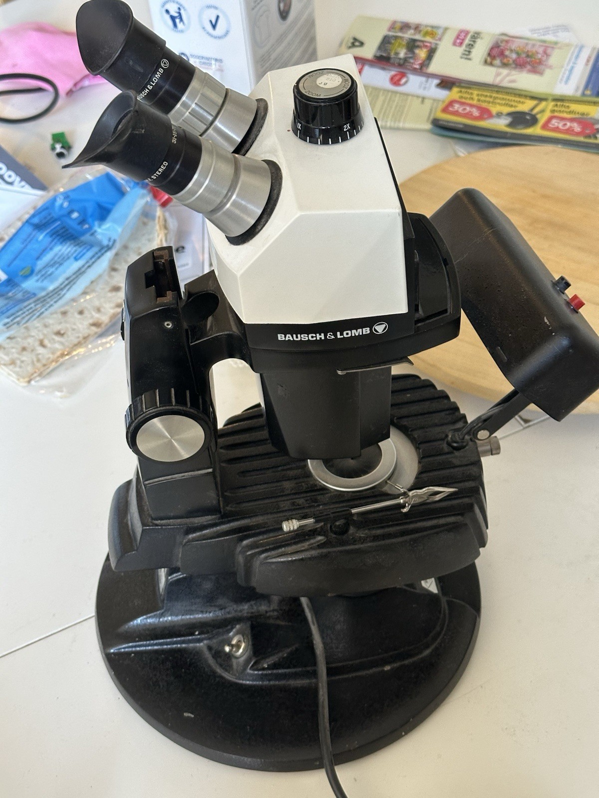 Gem Instruments Gemolite Mark V Microscope with B&L Optics – Stereo Zoom 7