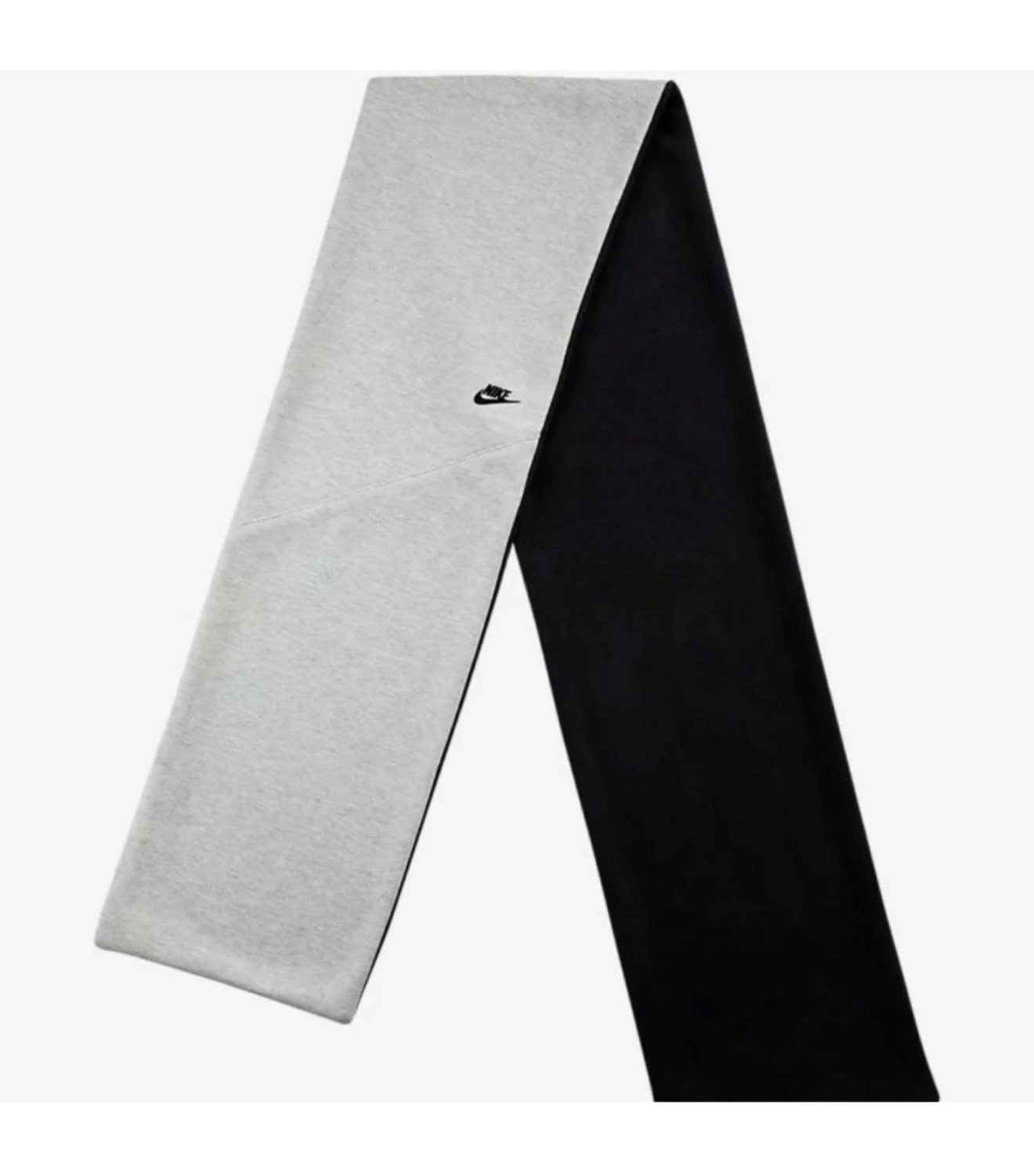 Nike Unisex Therma-Fit Tech Fleece Winter Scarf Cold Weather Gray / Black OS
