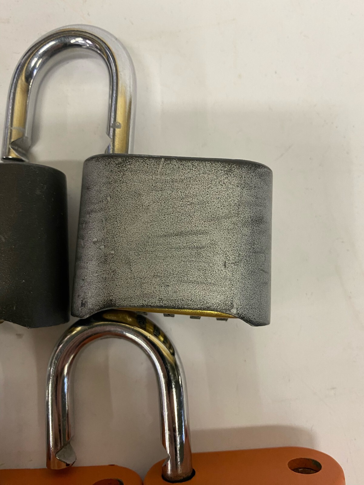 Used Lot of 5 Master Lock #178 MISSING CODES
