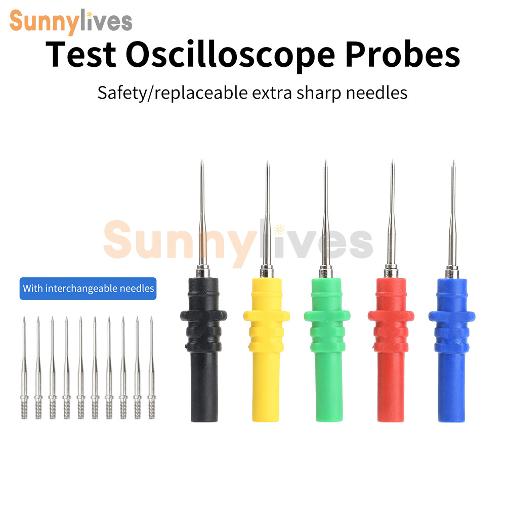 15pcs Automotive Diagnostic Test Probe Puncture Needles Oscilloscope Probe Set