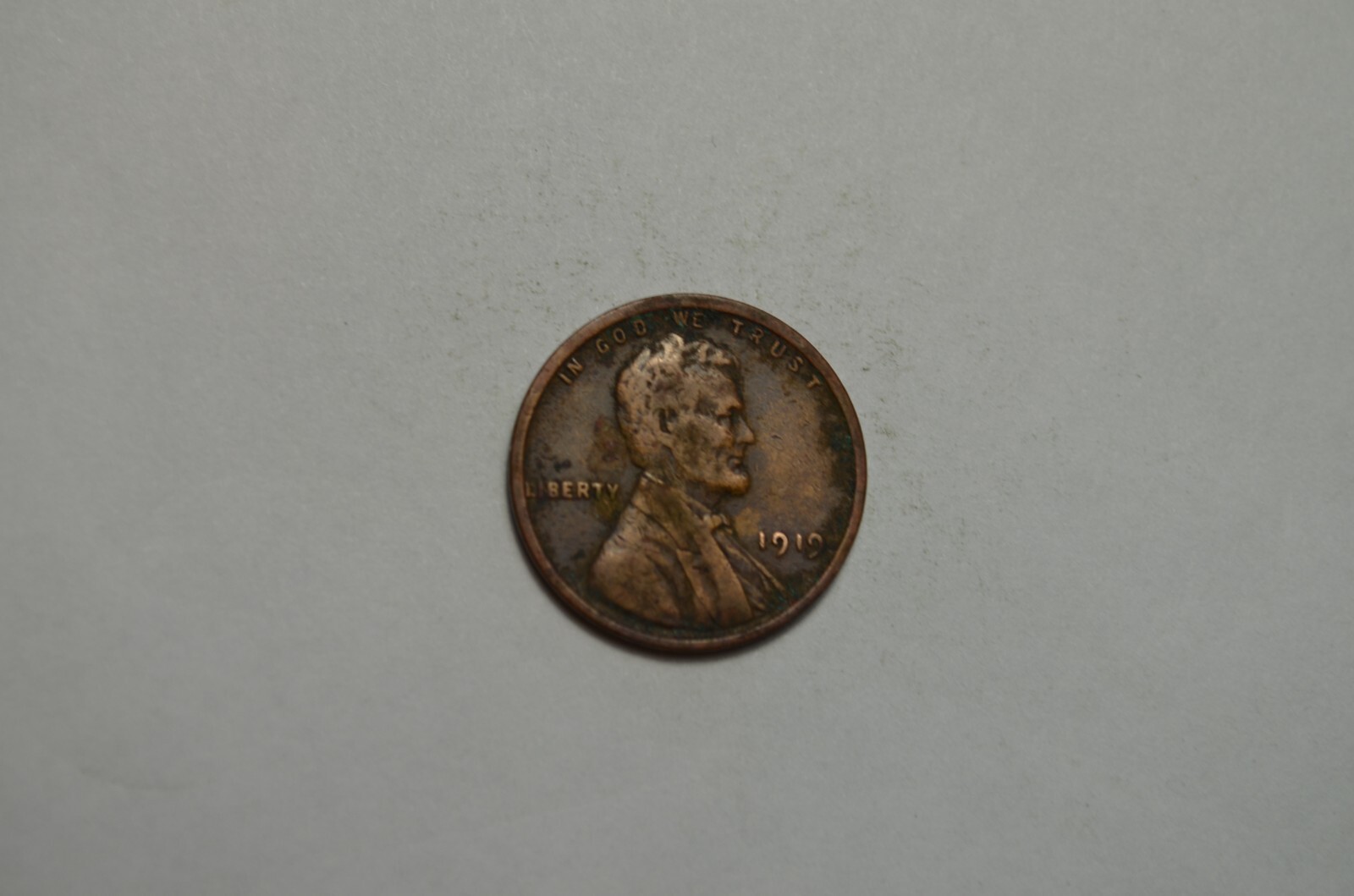 1919 P LINCOLN WHEAT CENT FREE SHIPPING THIS IS YOUR COIN PICTURED #22