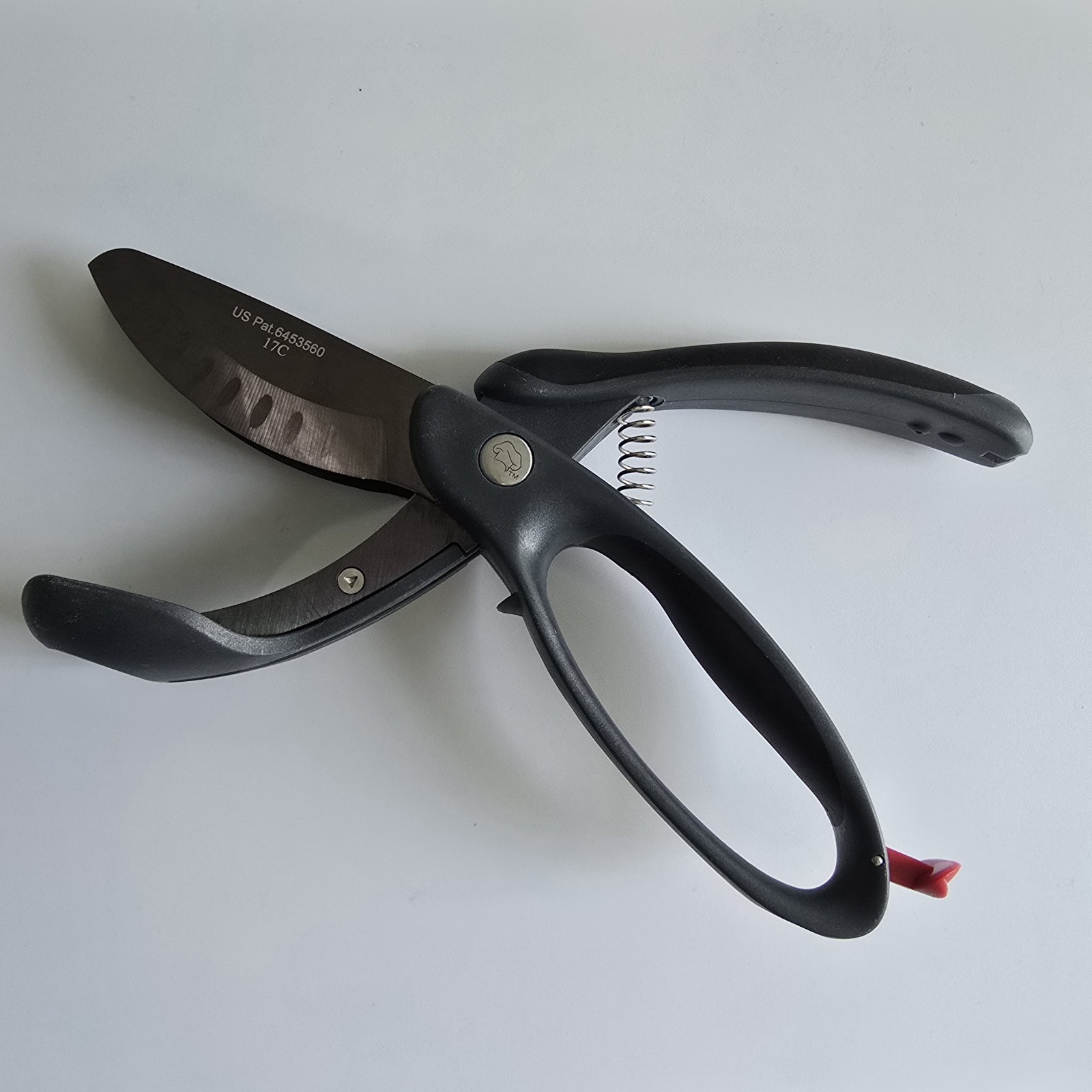 Pampered Chef Salad Chopper SCISSORS #2582 DOUBLE BLADE Herb Cutting Shears