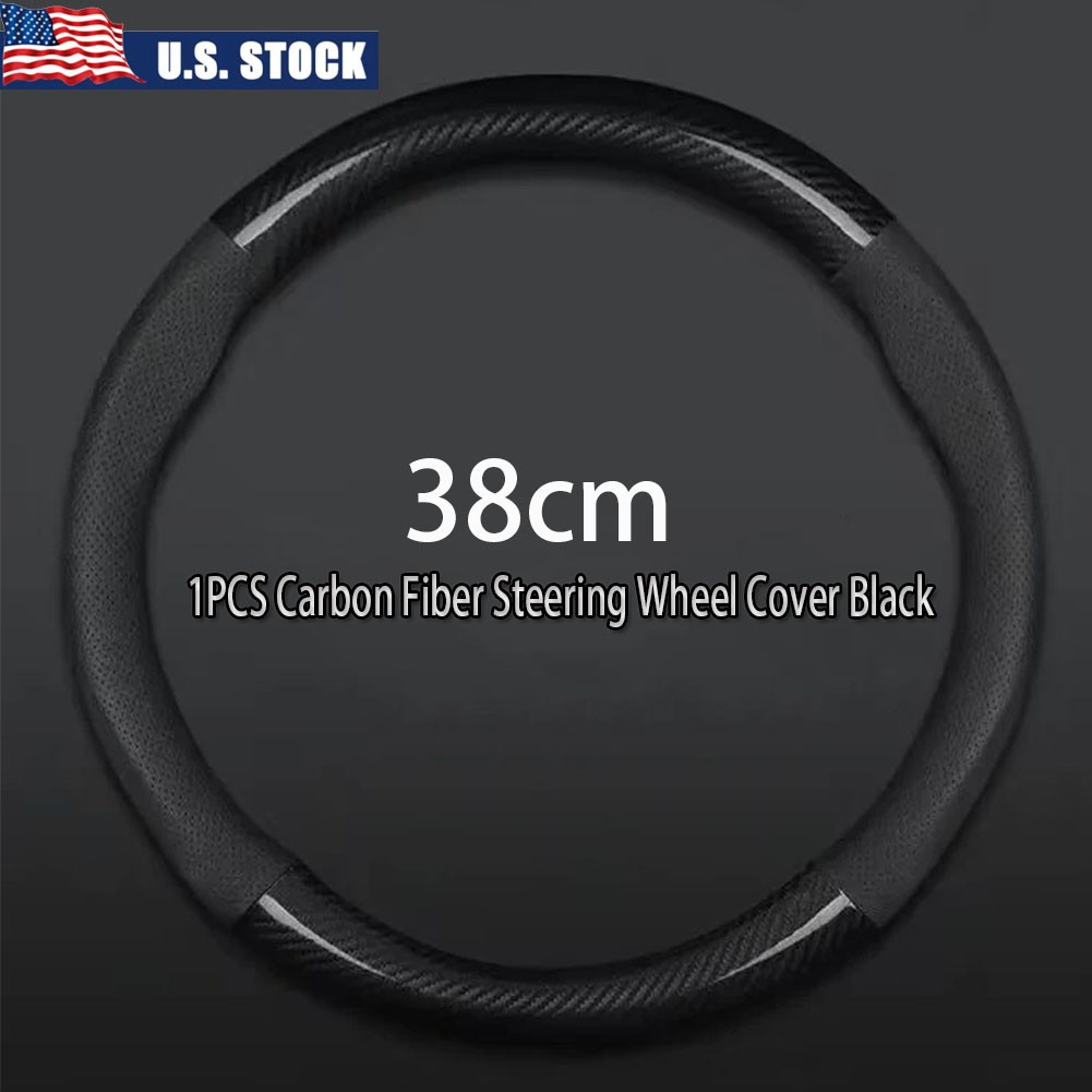 carbon fiber car steering wheel cover sports business cover Interior accessories