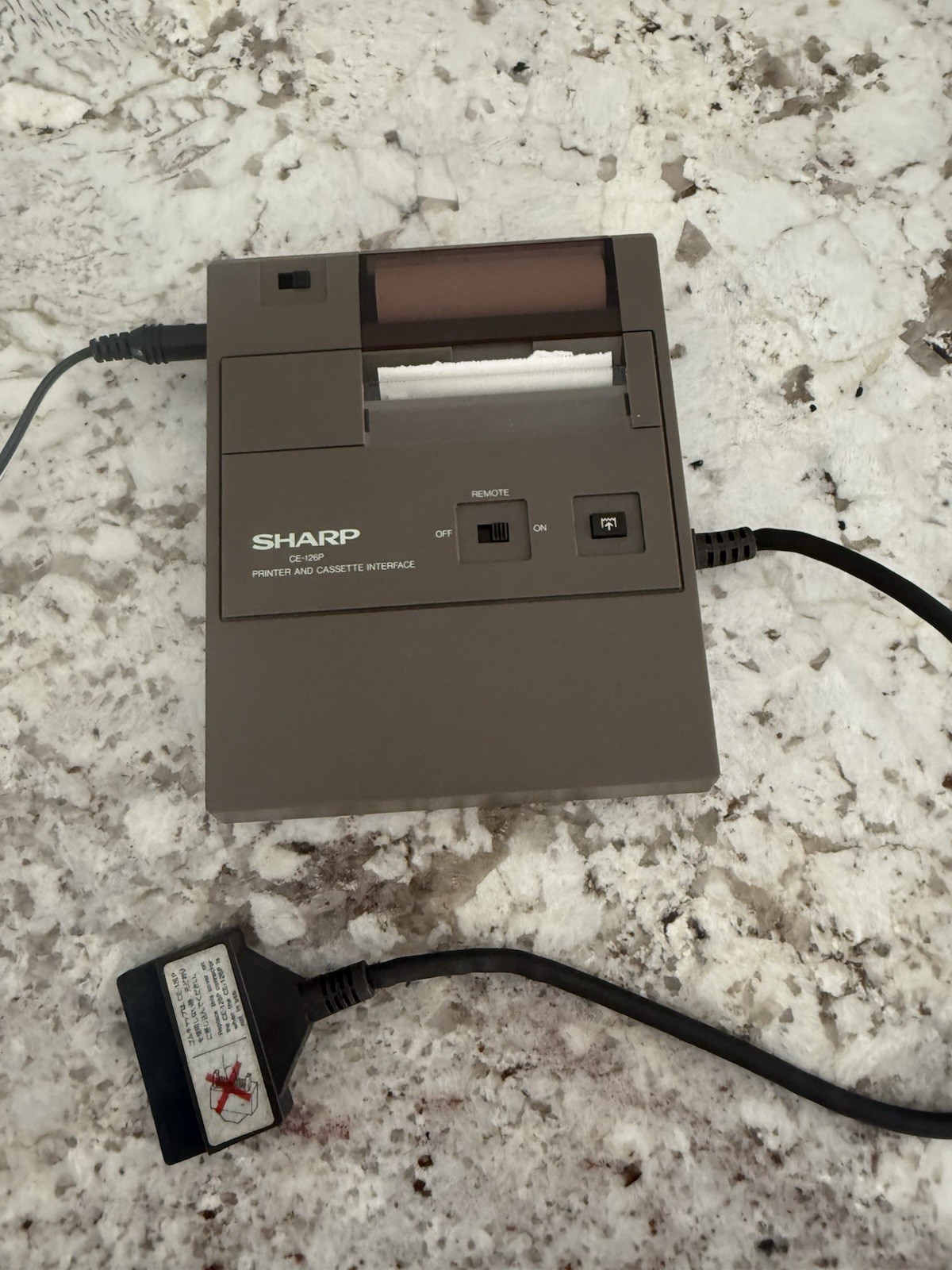 Vintage Sharp CE-126P Printer & Cassette Interface Rare