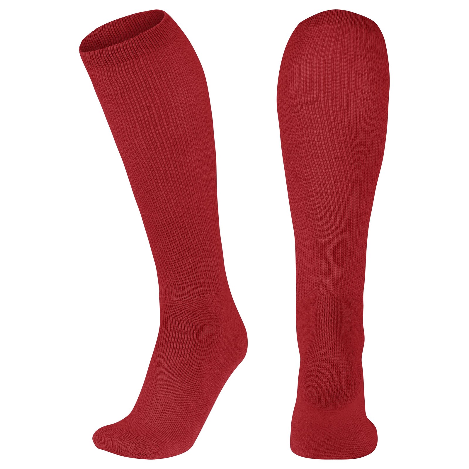 CHAMPRO Multi-Sport Athletic Compression Socks for Baseball, Large, Scarlet