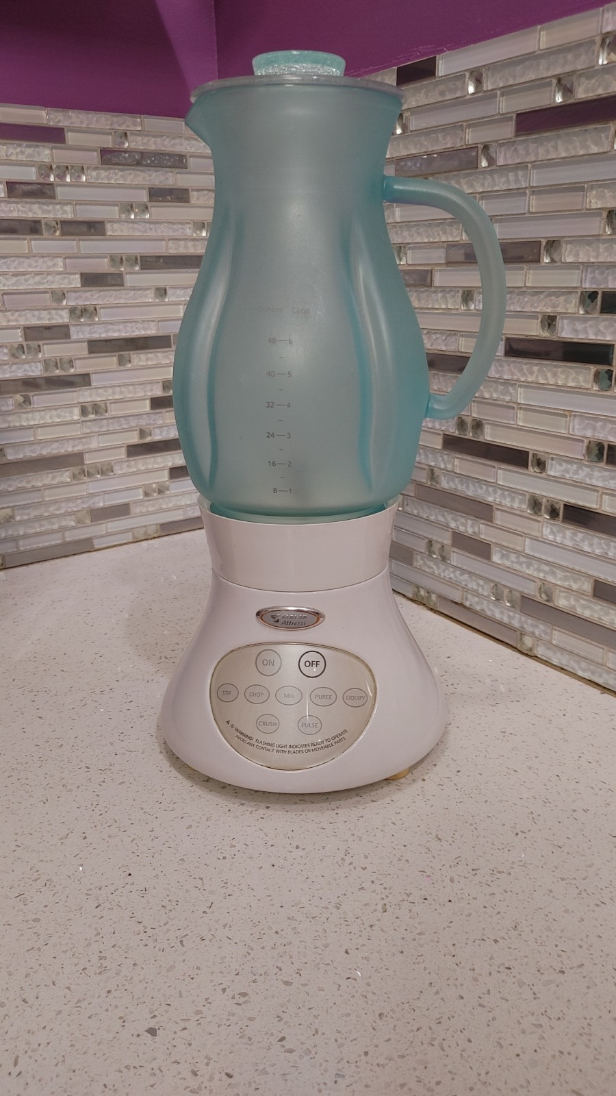 Jenn-Air Atrezi Blue Glass Blender
