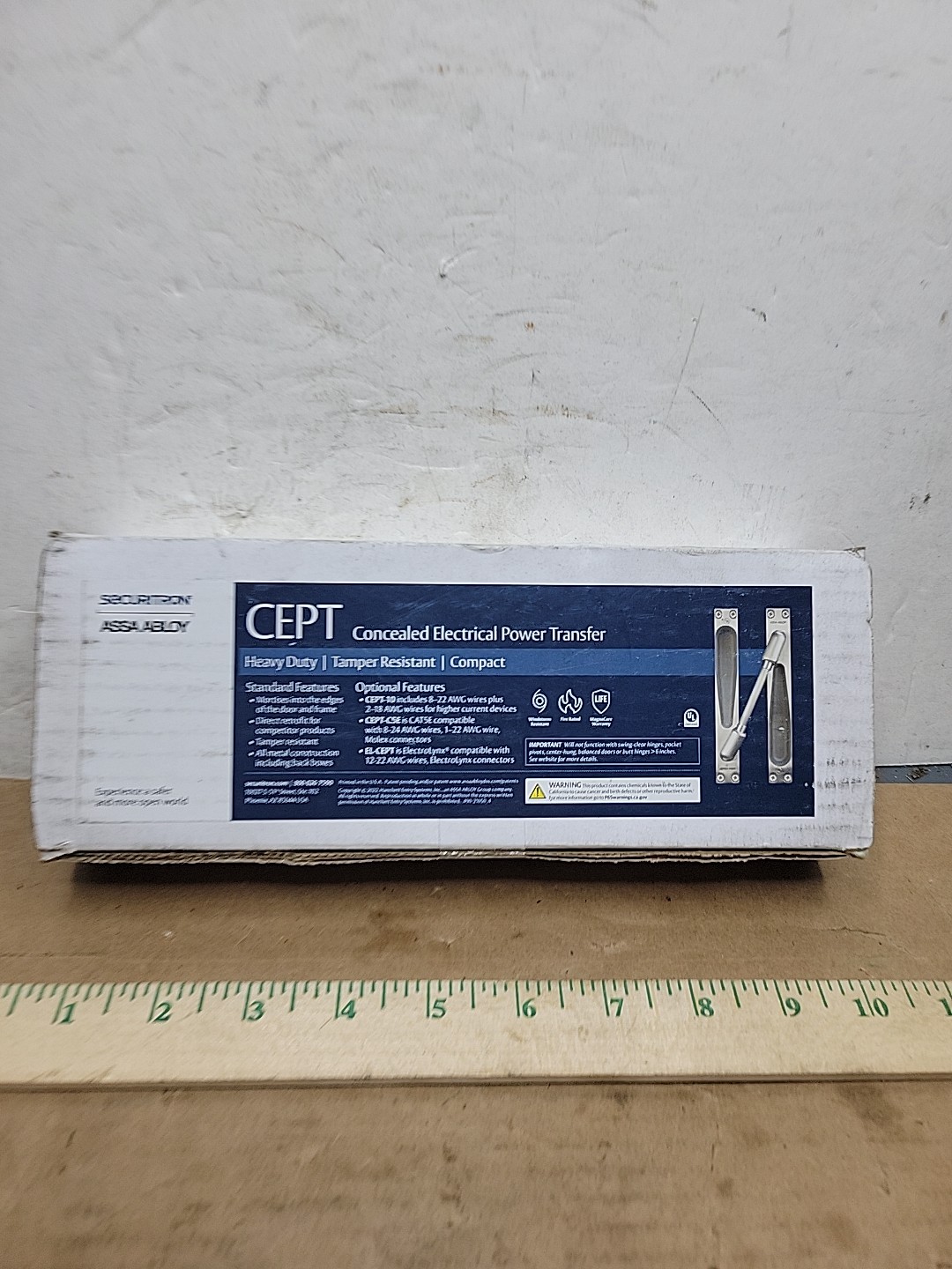Qty: 1 New Assa Abloy CEPT-NW Concealed Electrical Power Transfer