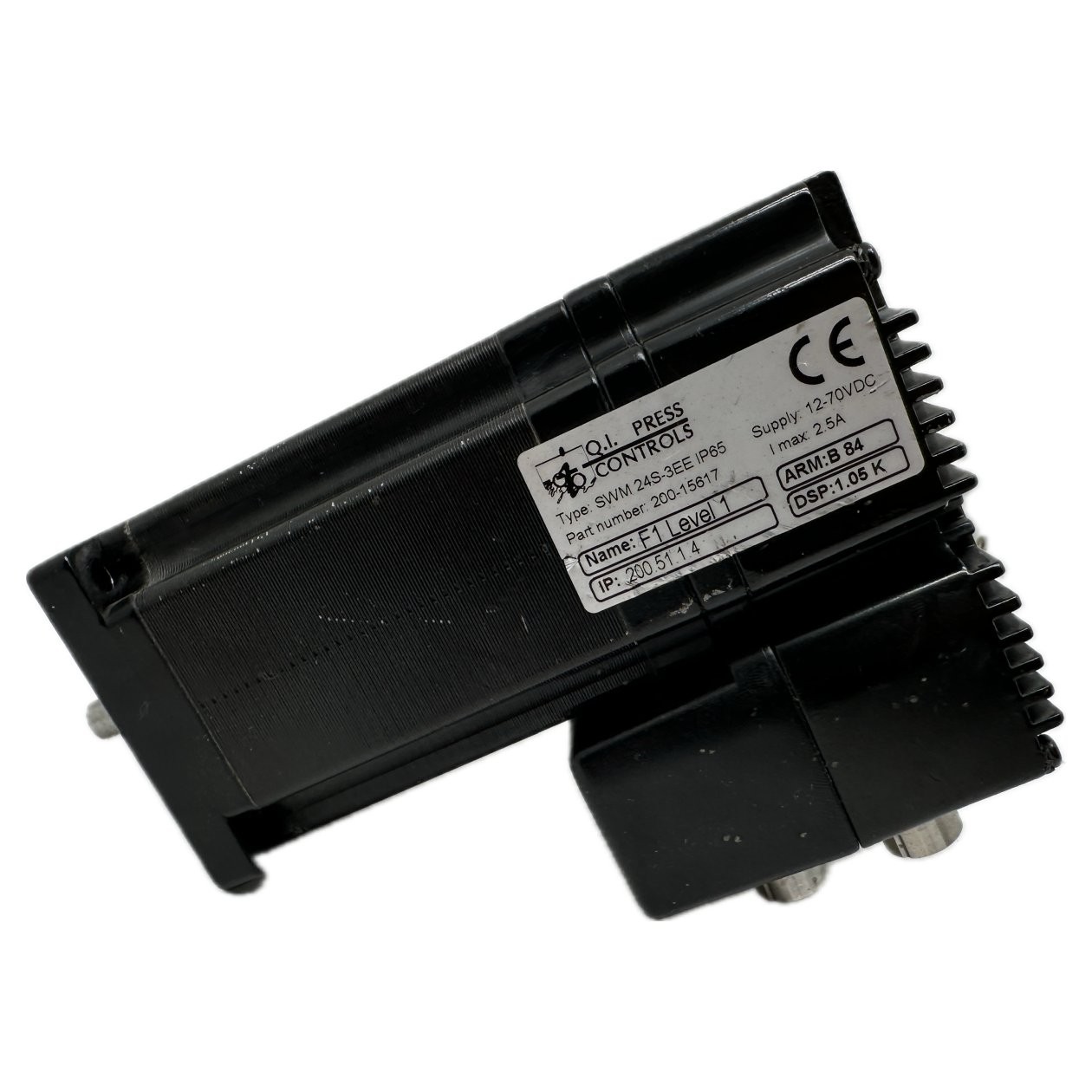.PQ4789 Engine MOONS Q.I. Press Controls SWM 24S-3EE IP 65 12-70VDC 2.5A
