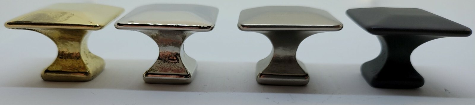 1, 1-1/4" Mission Style Pyramid Head Solid Brass nickel decorative antique rusti