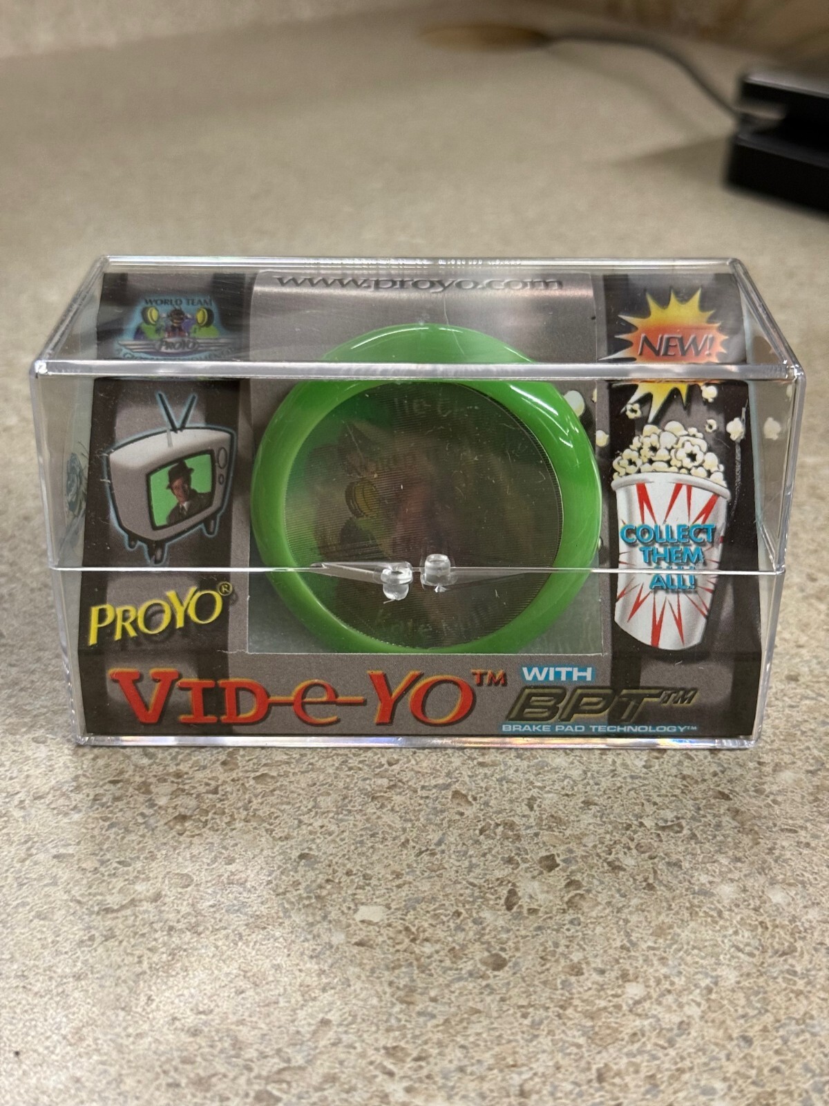 1999 PLAYMAXX PROYO VID-E-YO YO-YO Lime Green (Person Varies) New