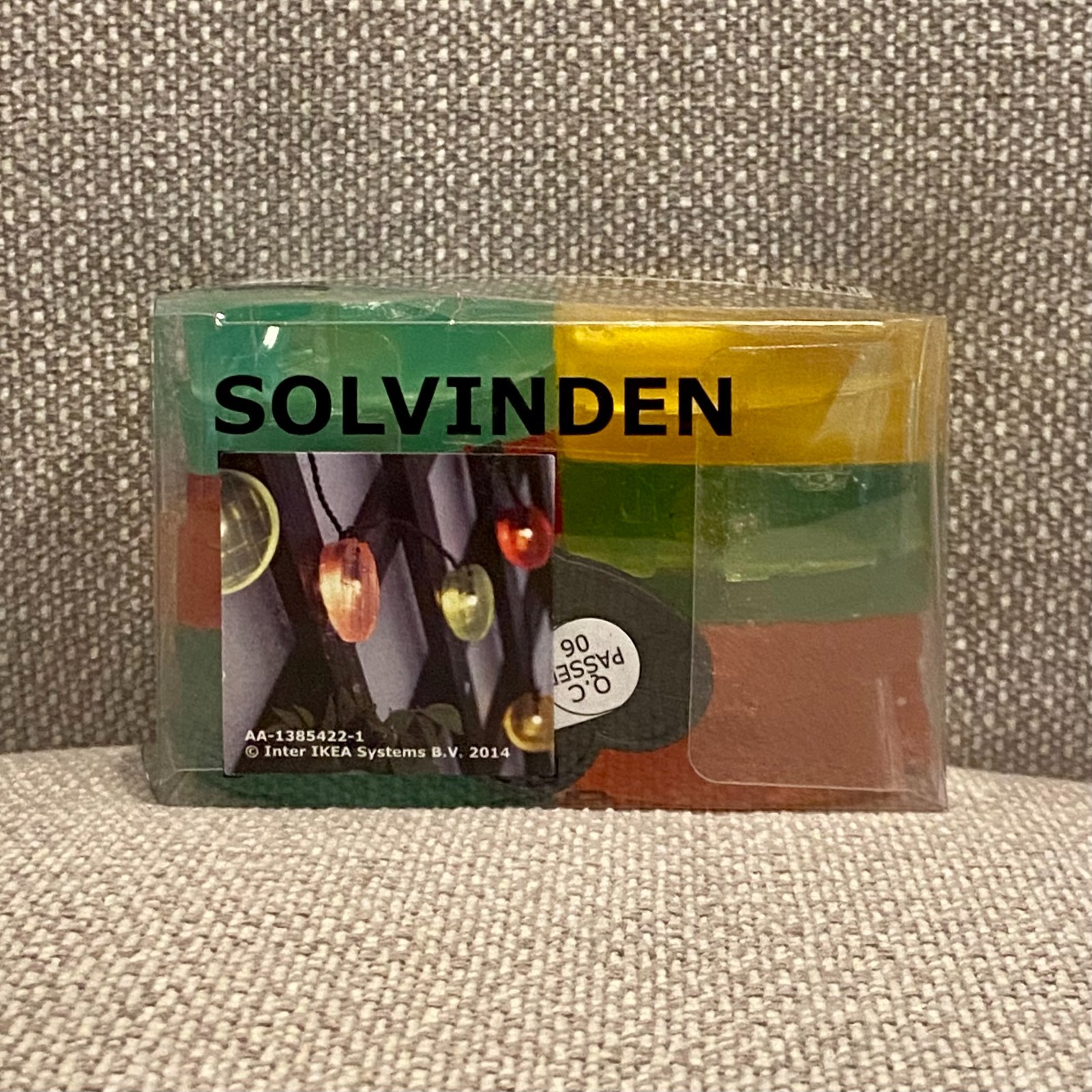 IKEA Solvinden Covers ONLY -  For String Lights - Colorful Lollipop Style