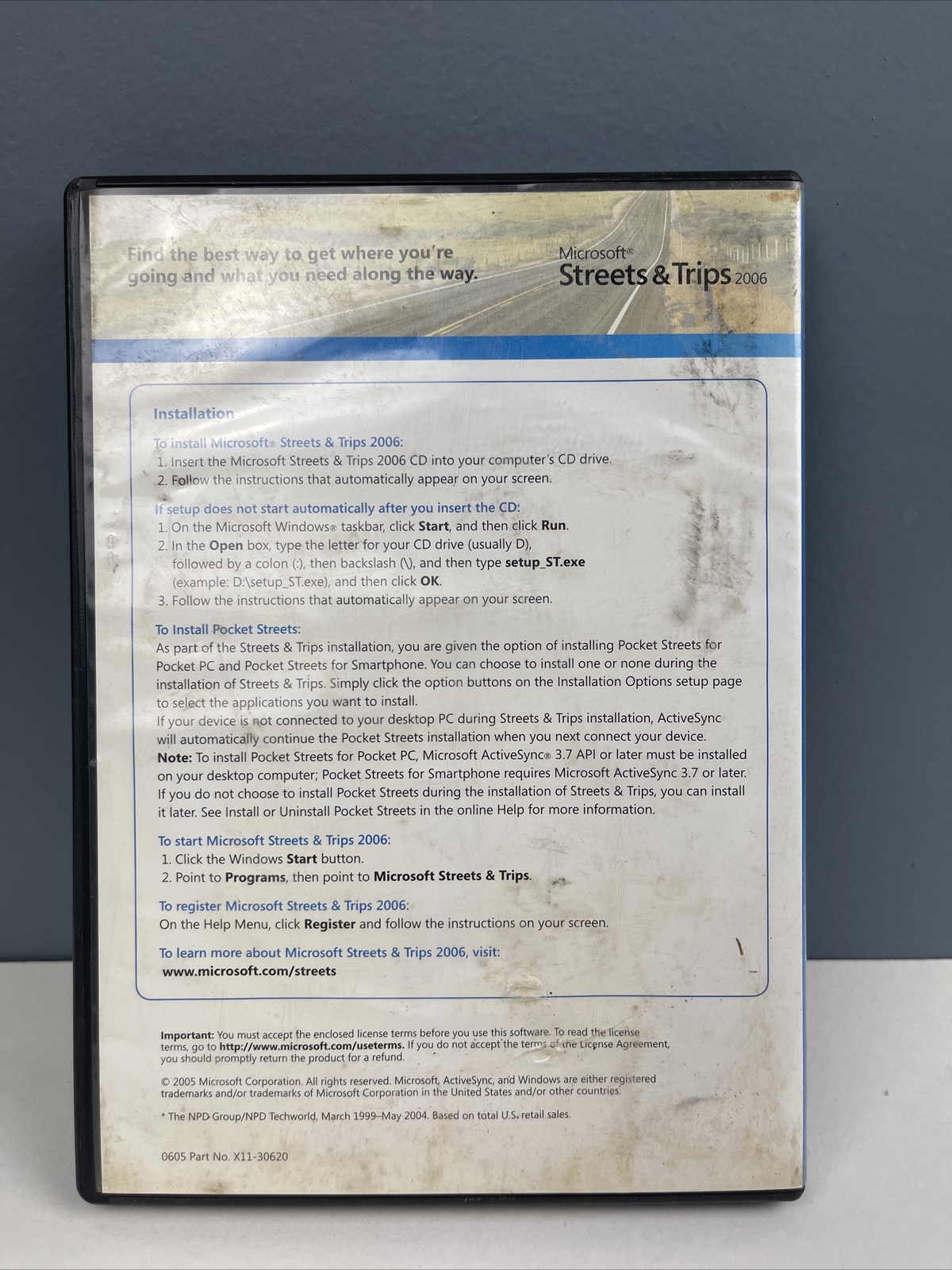 Microsoft Streets & Trips 2006 - 2 discs