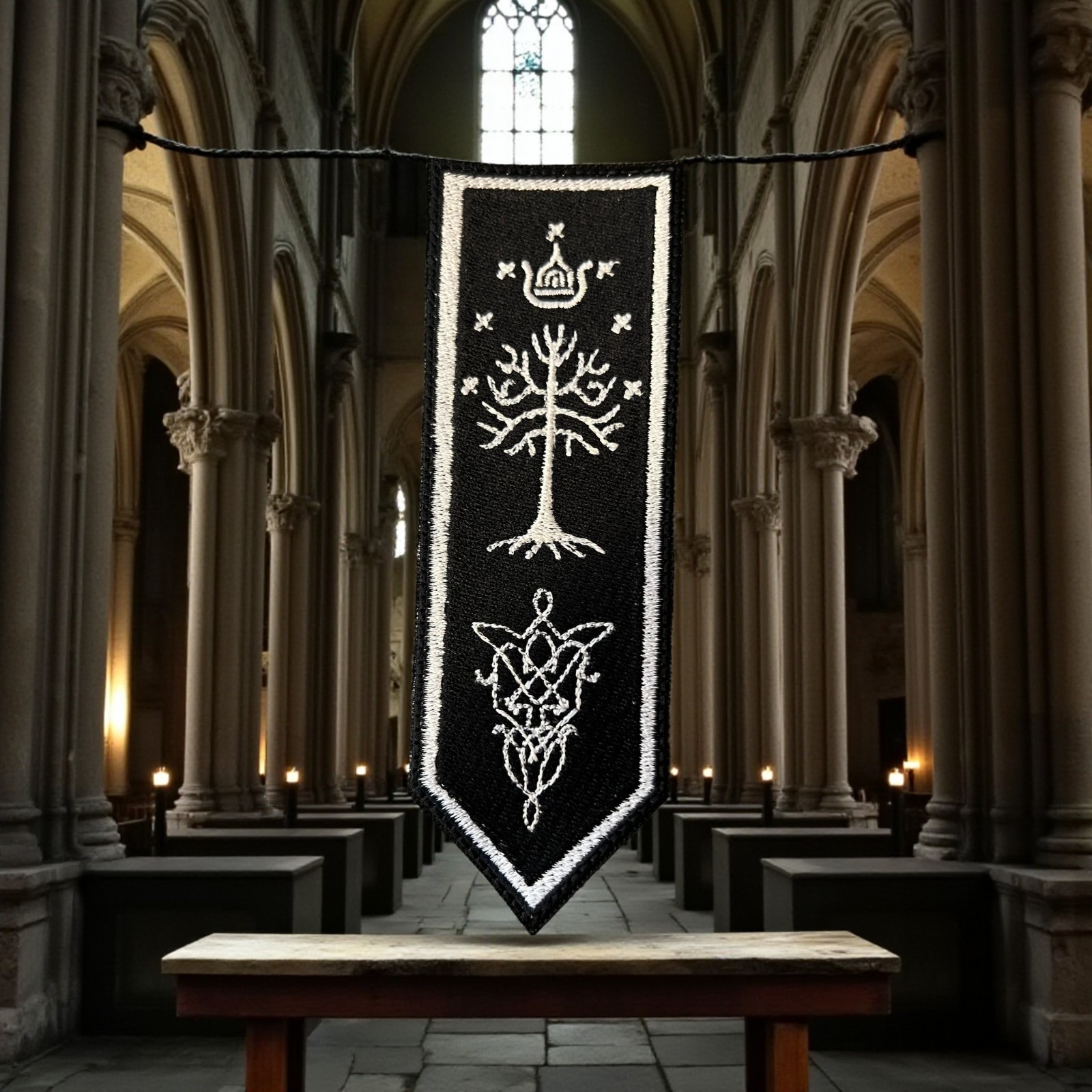 Banner of Ithilien Patch LOTR Embroidery Patch 5.88" X 2.09"