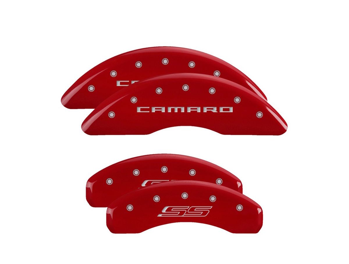 Mgp Caliper Cover 14241SCS5RD 16-   Camaro Caliper Covers Red