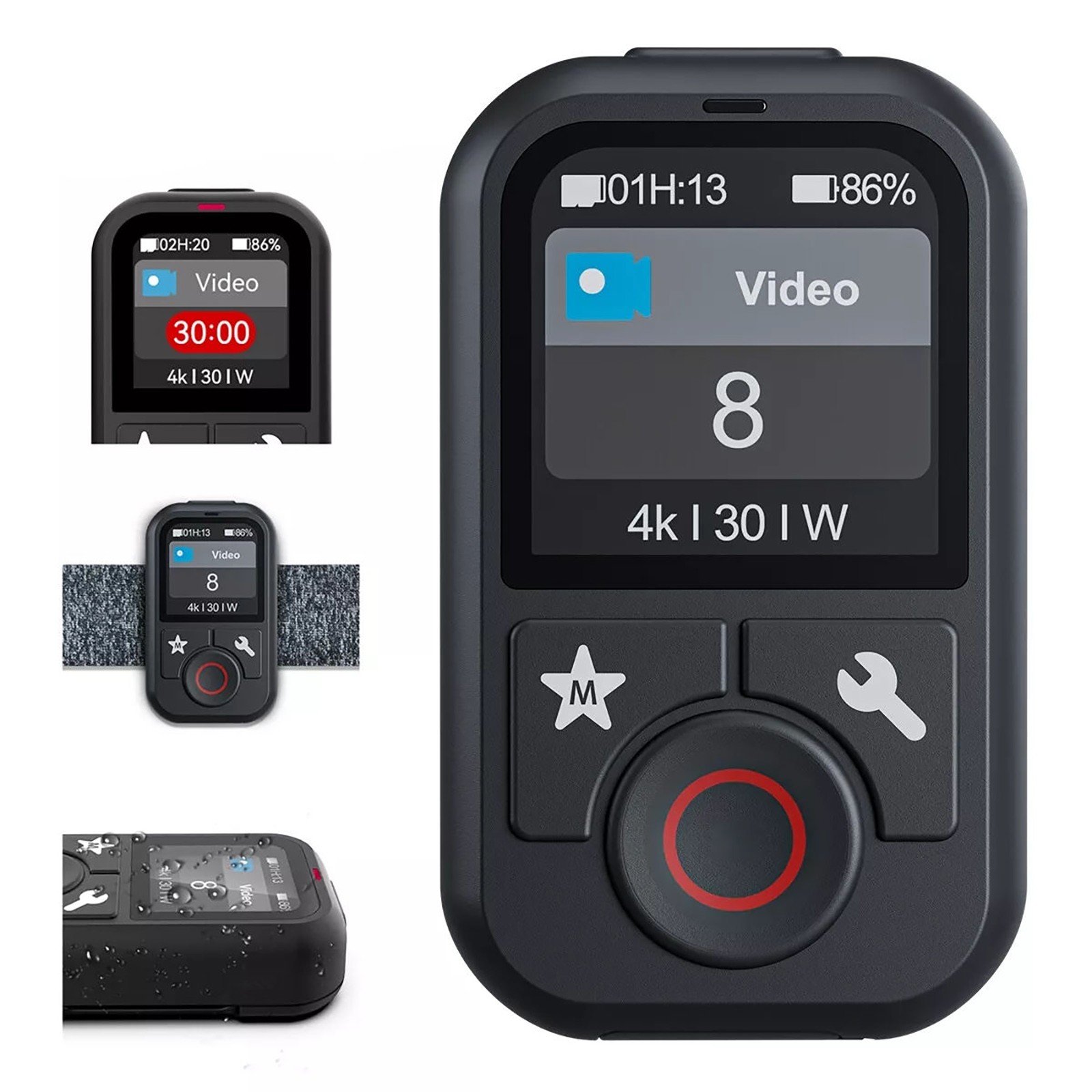 Sport Camera Smart Bluetooth Remote Control For GoPro Hero 13/12/11/10/9/MAX