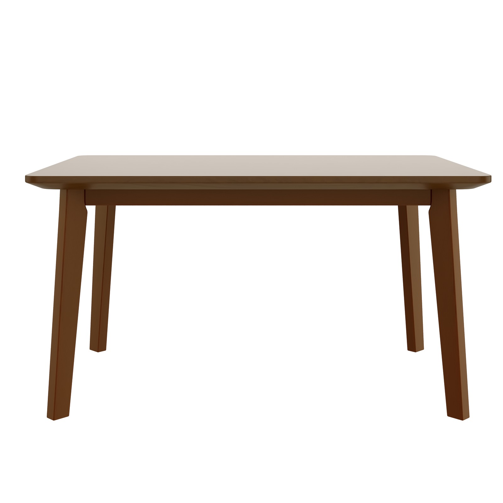 Rustic Farmhouse Dining Table - Solid Wood Frame, Minimalist Modern Dining Tab