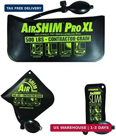 Calculated Industries 1134 AirShim Inflatable Pry Bars & Leveling Tools 3-pc Com