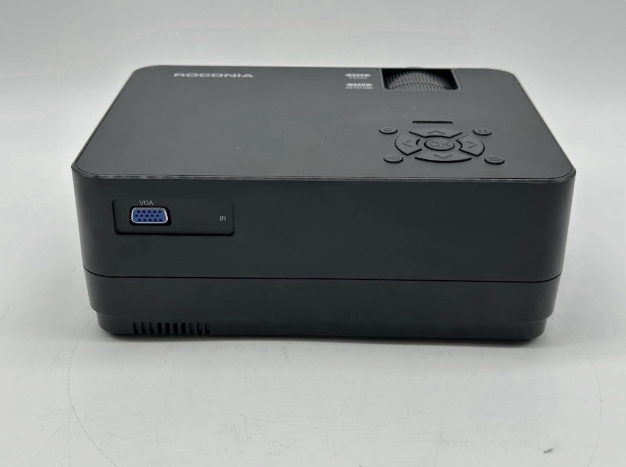 Roconia Desktop Home Projector Portable with Carrying Case