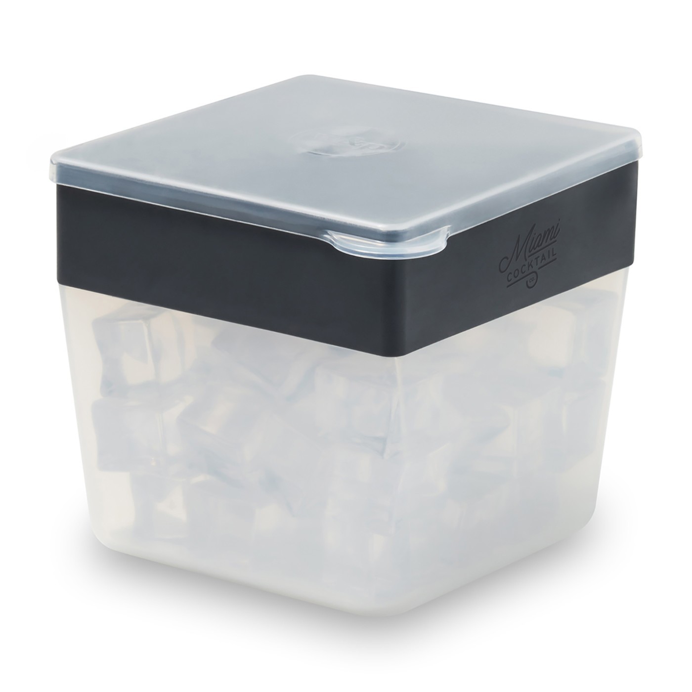 W&P Mini Ice Cube Tray Box Silicone Ice Maker 48 Cubes With Lid