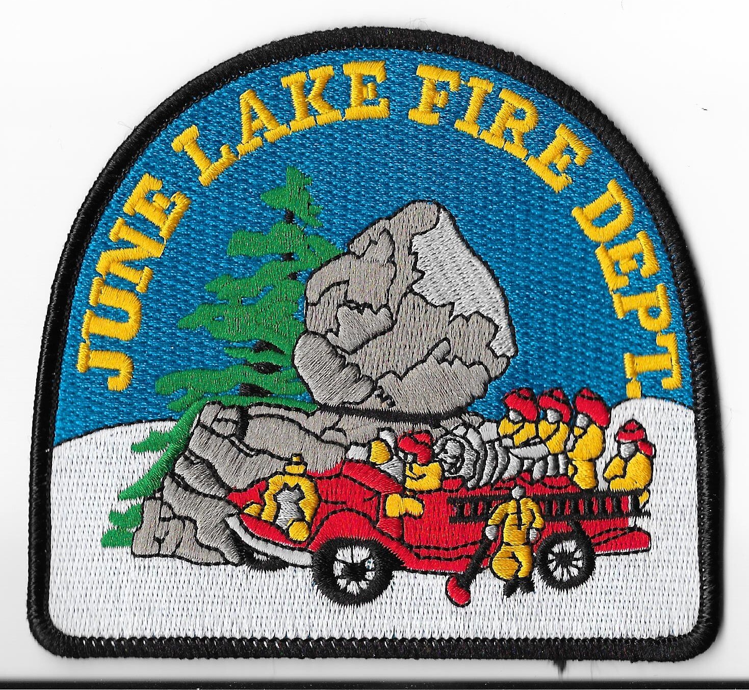June Lake Fire Department, California Shoulder Patch V1