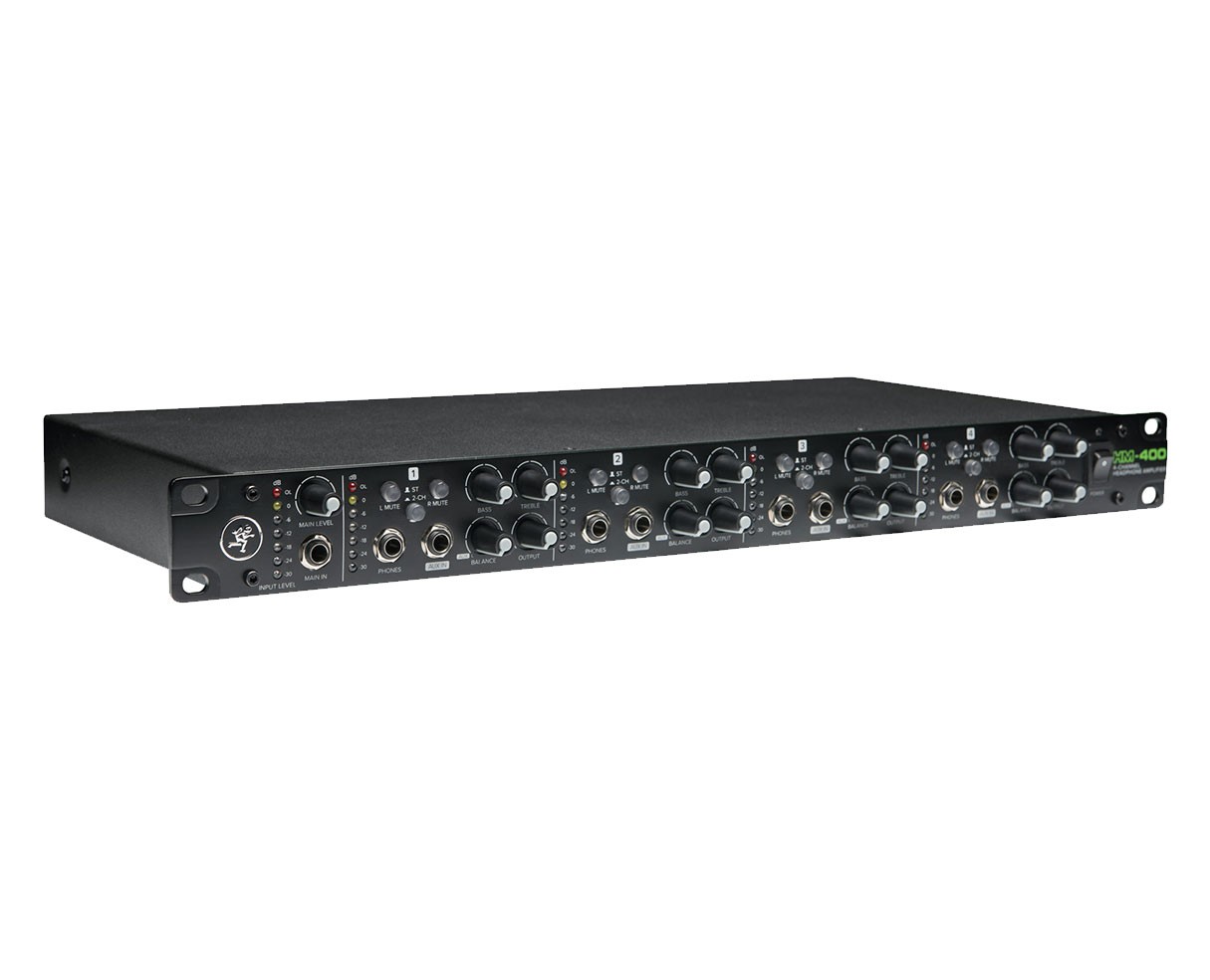 Mackie HM-400 4-Channel Headphone Amplifier Amp PROAUDIOSTAR