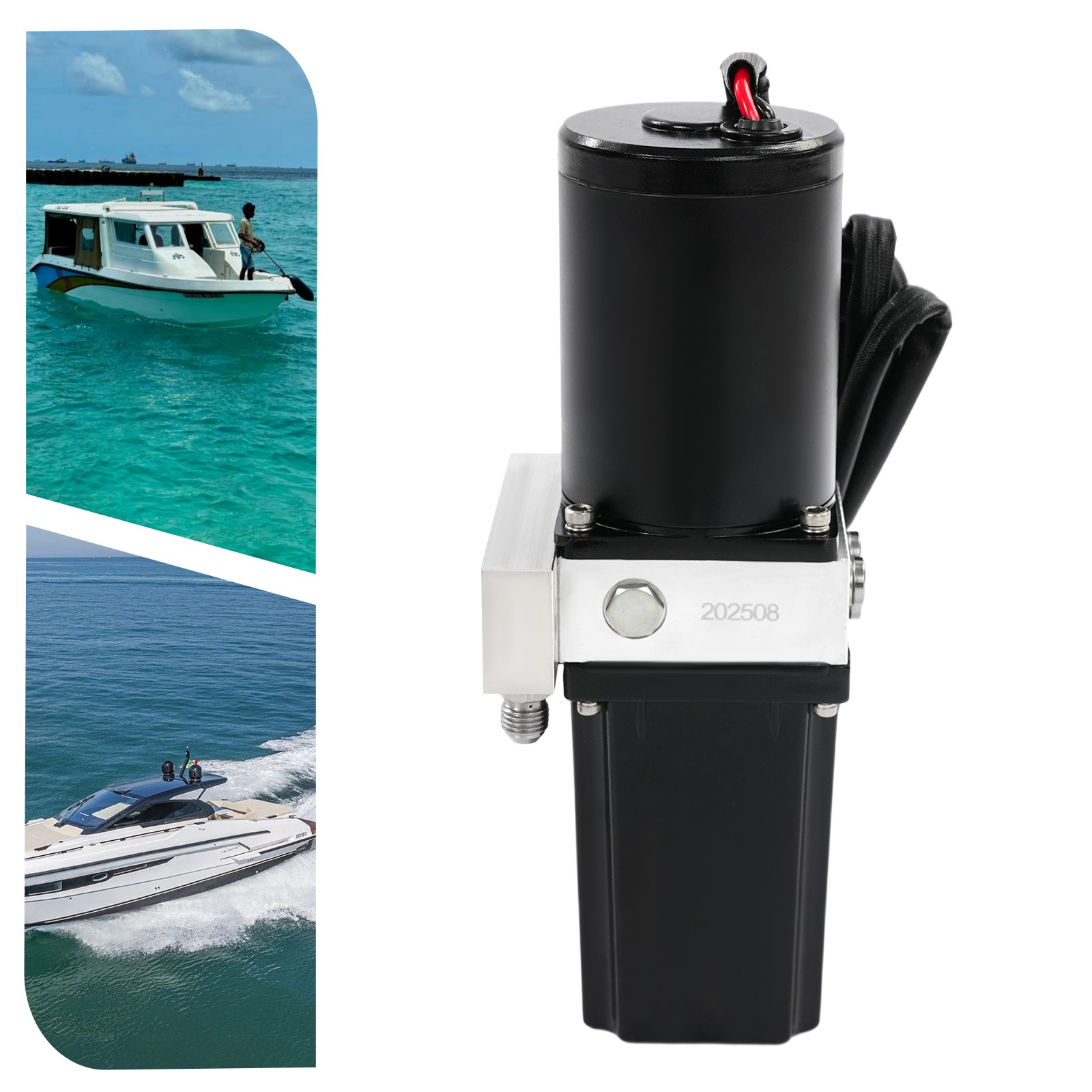 Motor Reservoir Pump, Hydraulic Power Unit, 12V Hydraulic Pump,2800 RPM Speed US