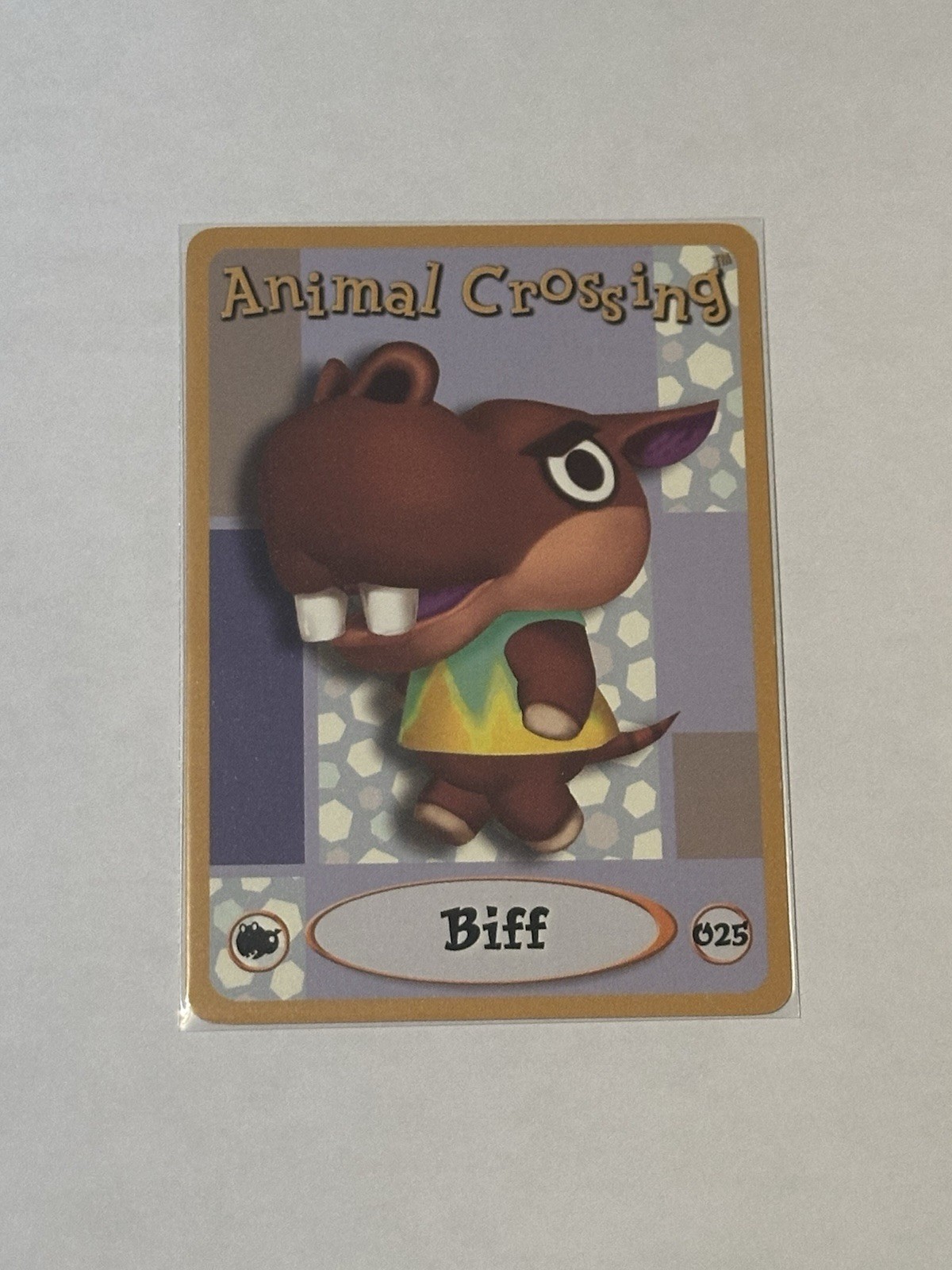 Nintendo Animal Crossing e-Reader Card (2002) Series 1 - Biff #025