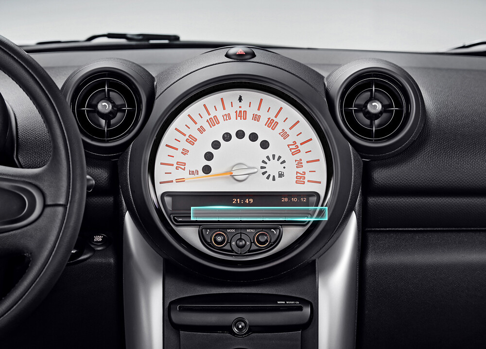 Crystal Clear Screen Protector for 2014 Mini Countrymen Vehicle Navigation