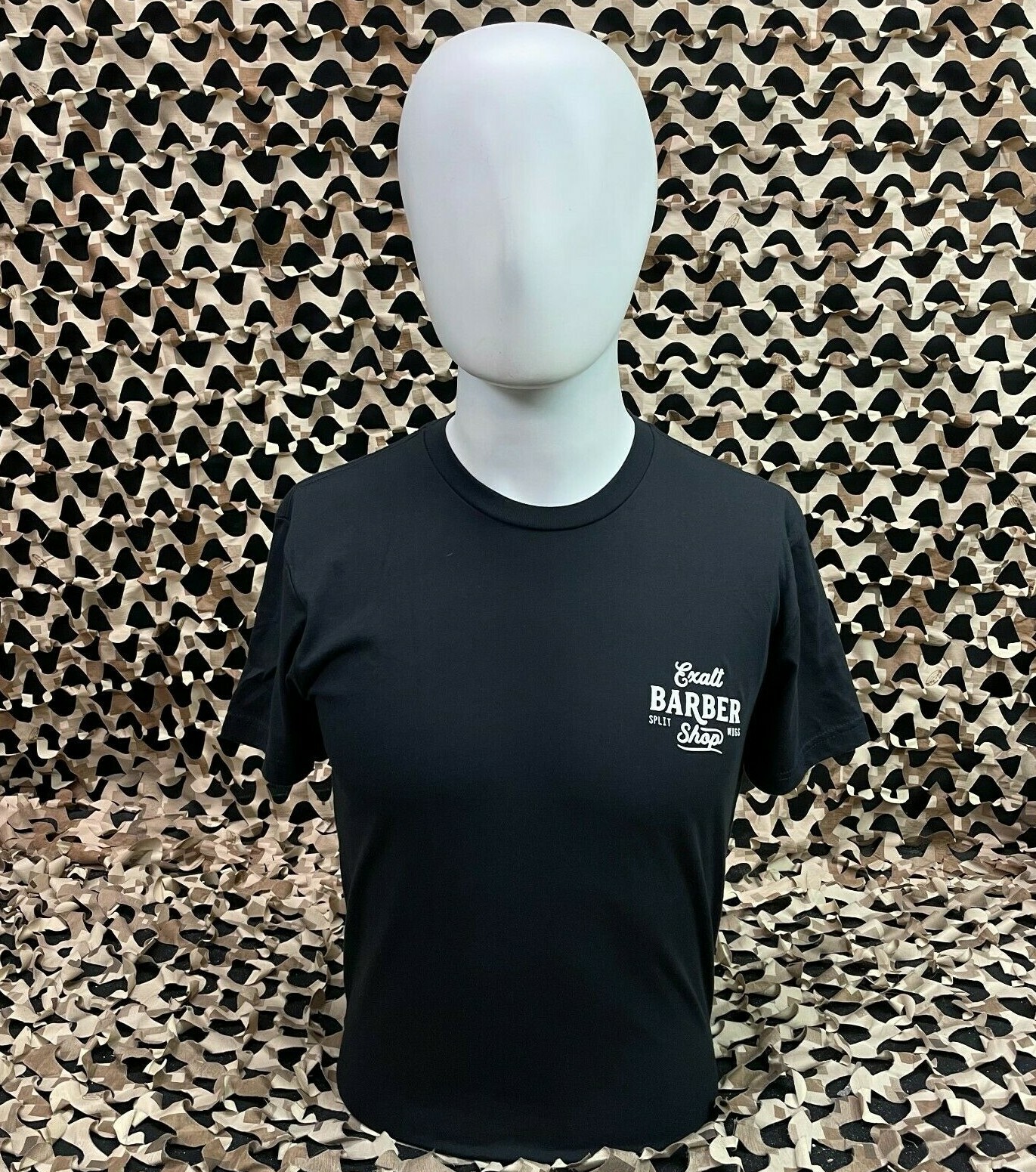 NEW LARGE Exalt Barber Shop Paintball T-Shirt - Black