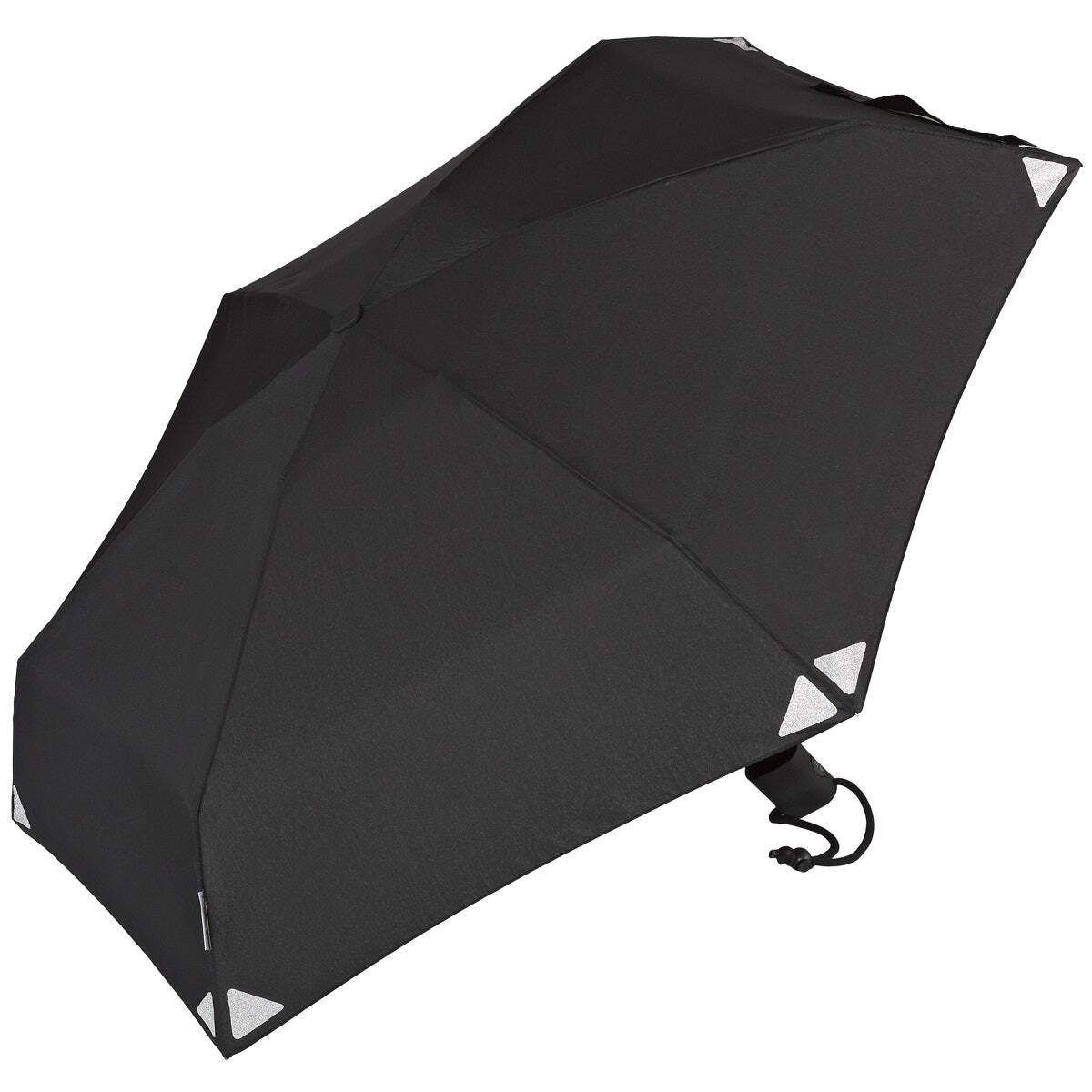 EuroSCHIRM Dainty Automatic Umbrella (Reflective Black) Lightweight Pocket