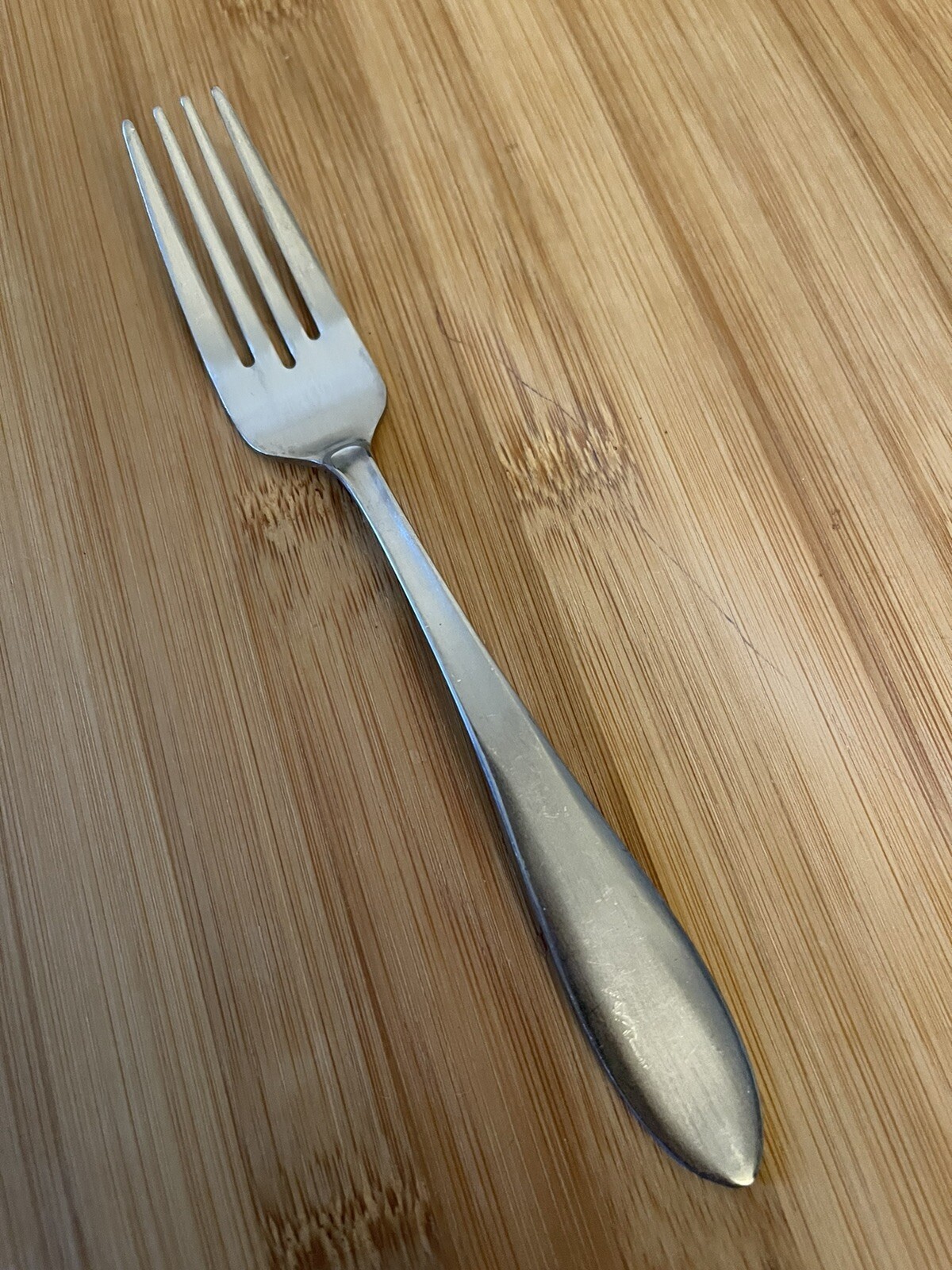 Cambridge Stainless Satin HAILEY Pointed Curved Up Tip SALAD FORK 7”