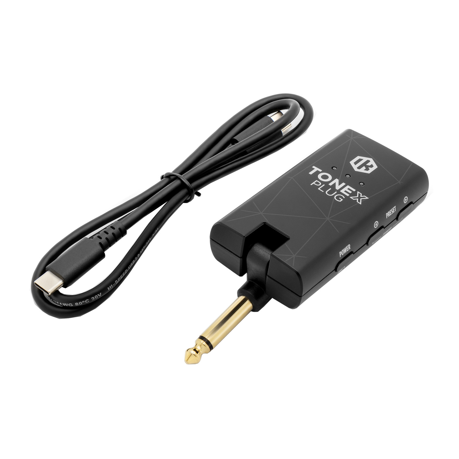 IK Multimedia TONEX Plug Guitar Headphone Amp + Pouch Bundle - Open Box