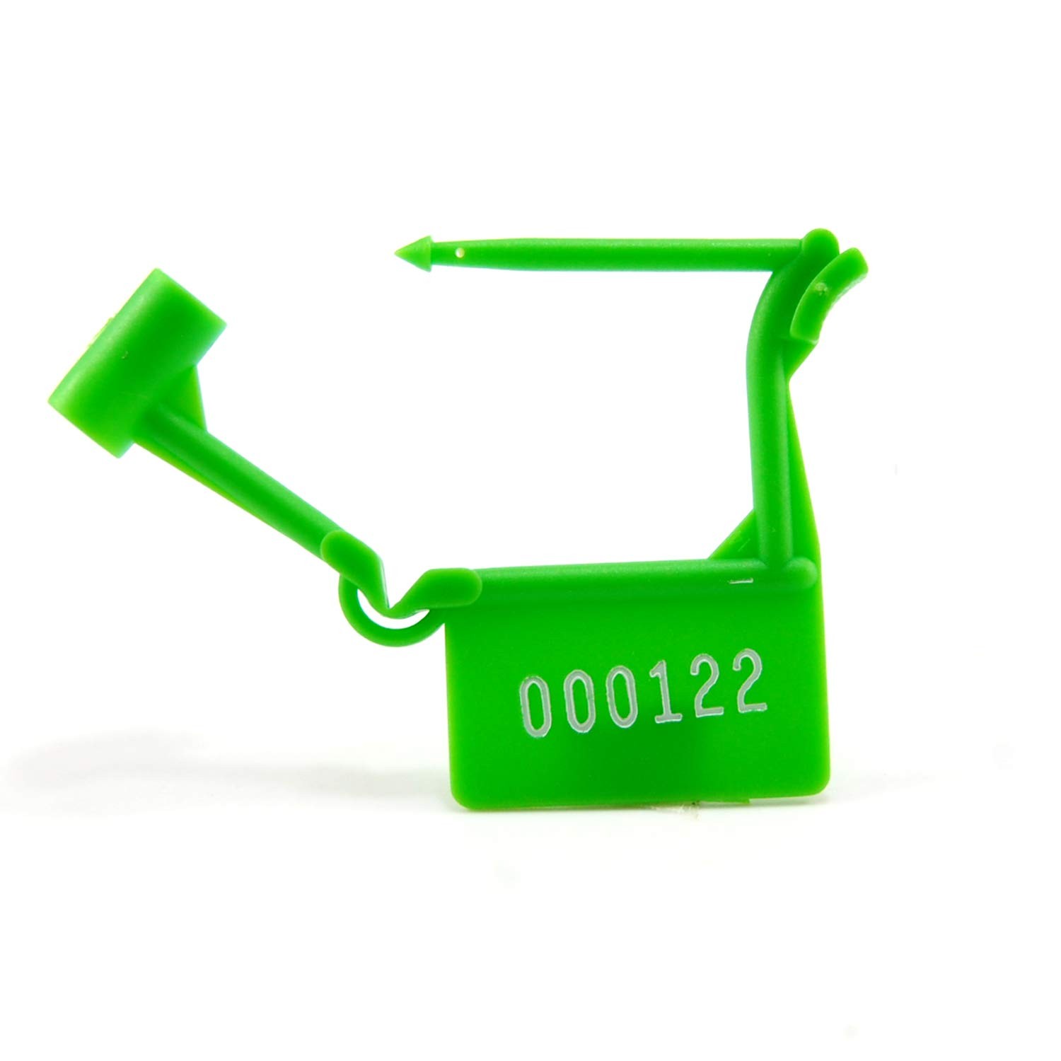 100PCS Plastic Security Padlock Seals Numbered Tamper Proof Luggage Plastic Tags