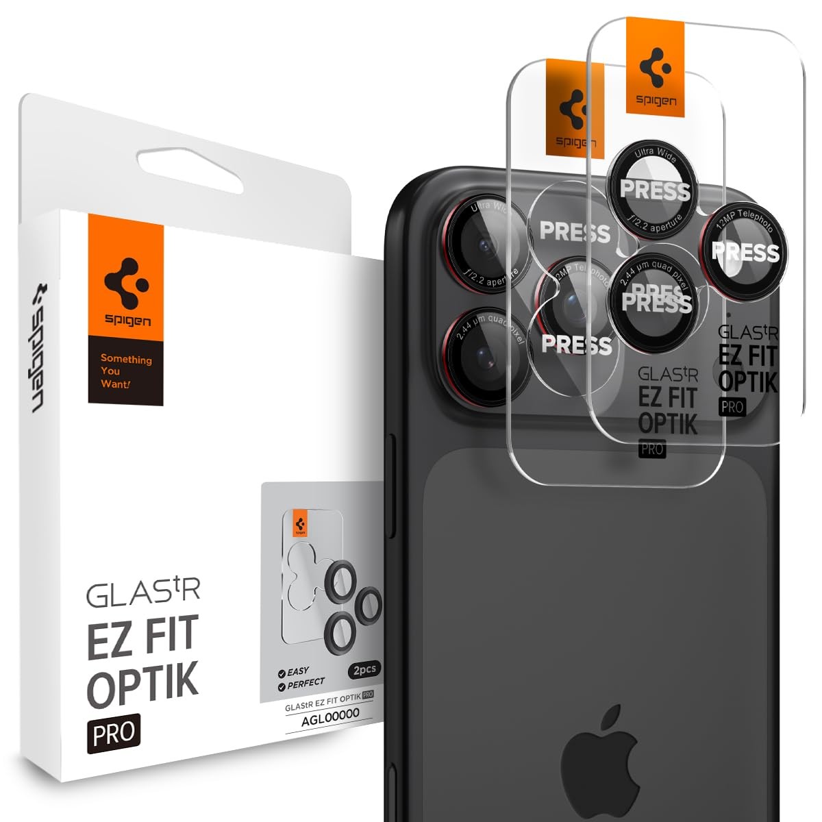 Spigen cell-phone-lens-protectors iPhone 17 Pro / Max Camera Lens Protector 16