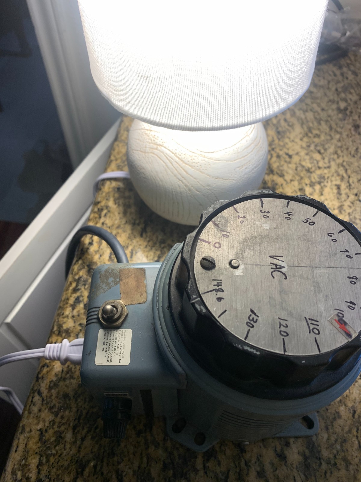 Superior Electric Co Power Stat Variable Autotransformer - Type VS 3PN116CB