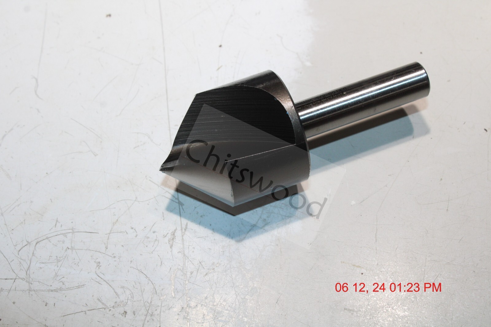 Union Butterfield 46031.1/2X90 | 1.5" Diameter x 3.75" OAL 1 Flute Bright Coated