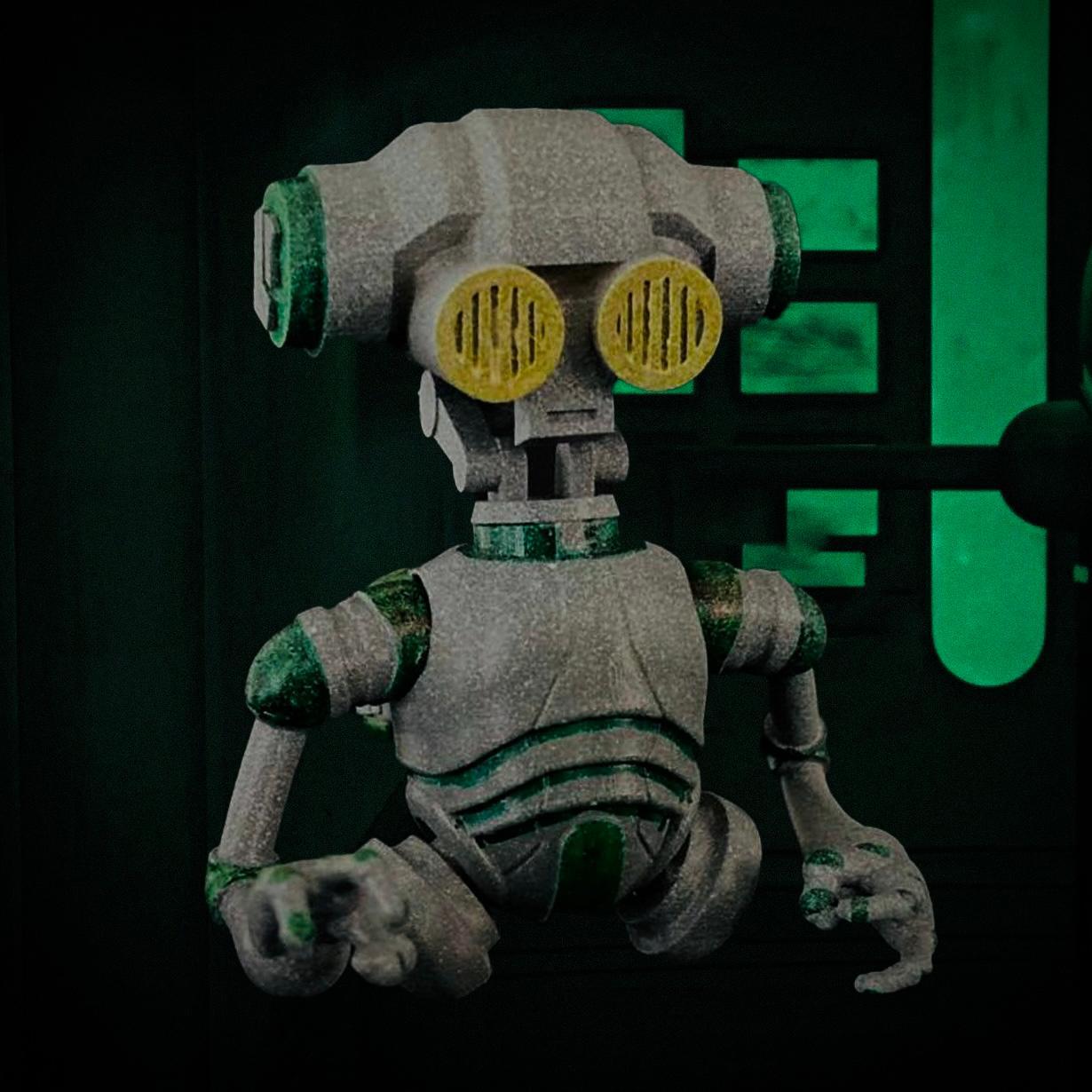 AZI-3 Medical Droid for 3.75 in & 6 in Figure Diorama (1:18 & 1:12 )