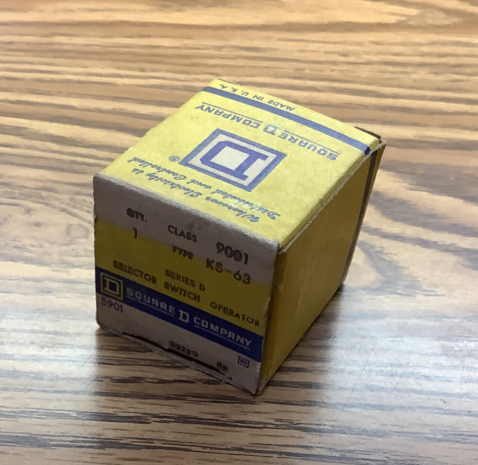 Used Square D Class 9001 Type KS-63 Selector Switch Operator INCOMPLETE