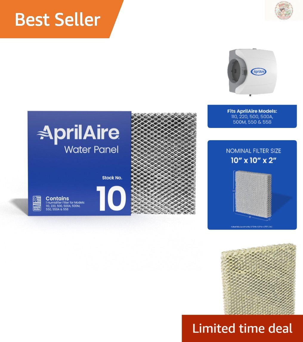 High-Efficiency Humidifier Water Panel Filter - Improves Air Quality at Home