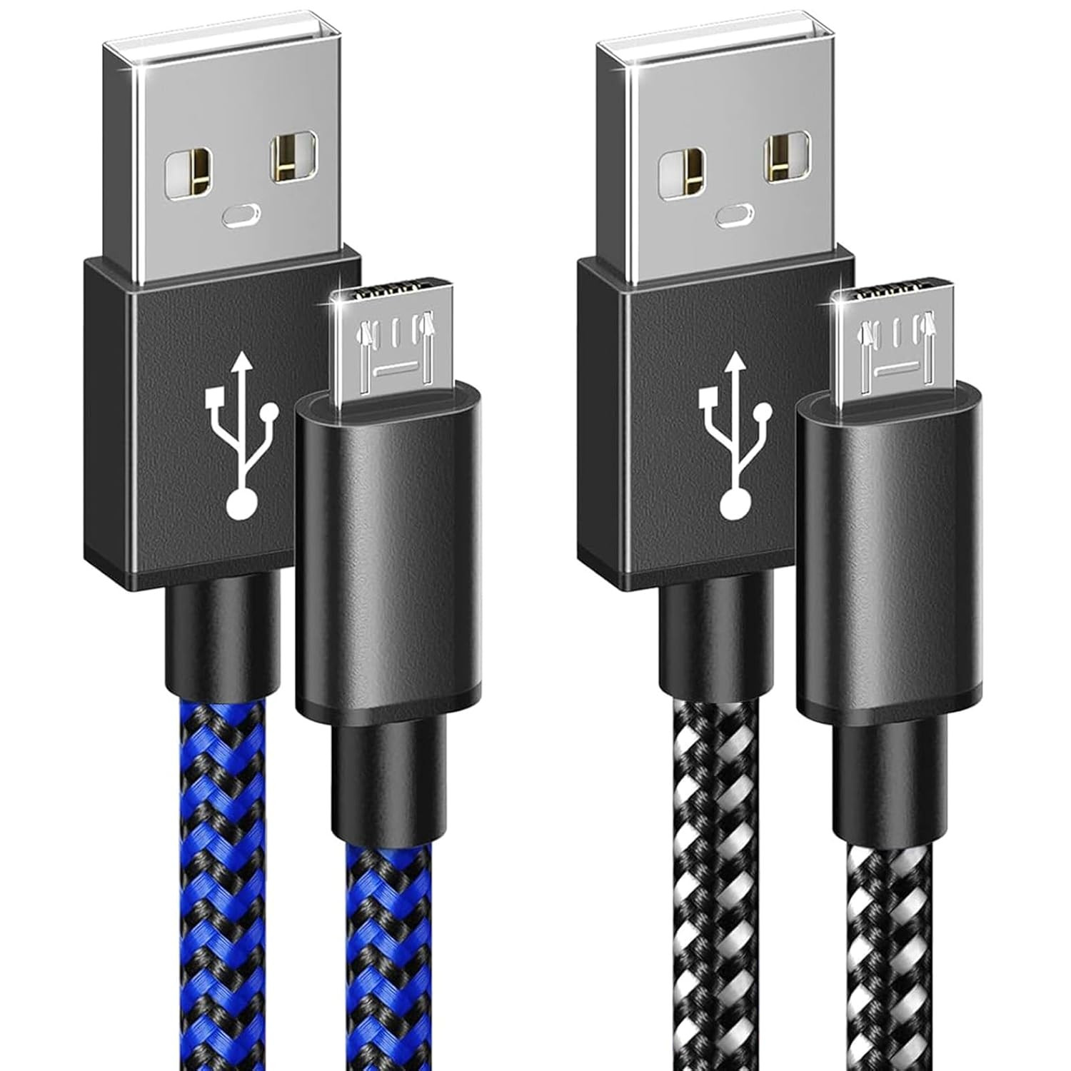 PS4 Controller Charger Charging Cable, 2 Pack 10Ft Extra Long Micro USB 2.0 Cabl