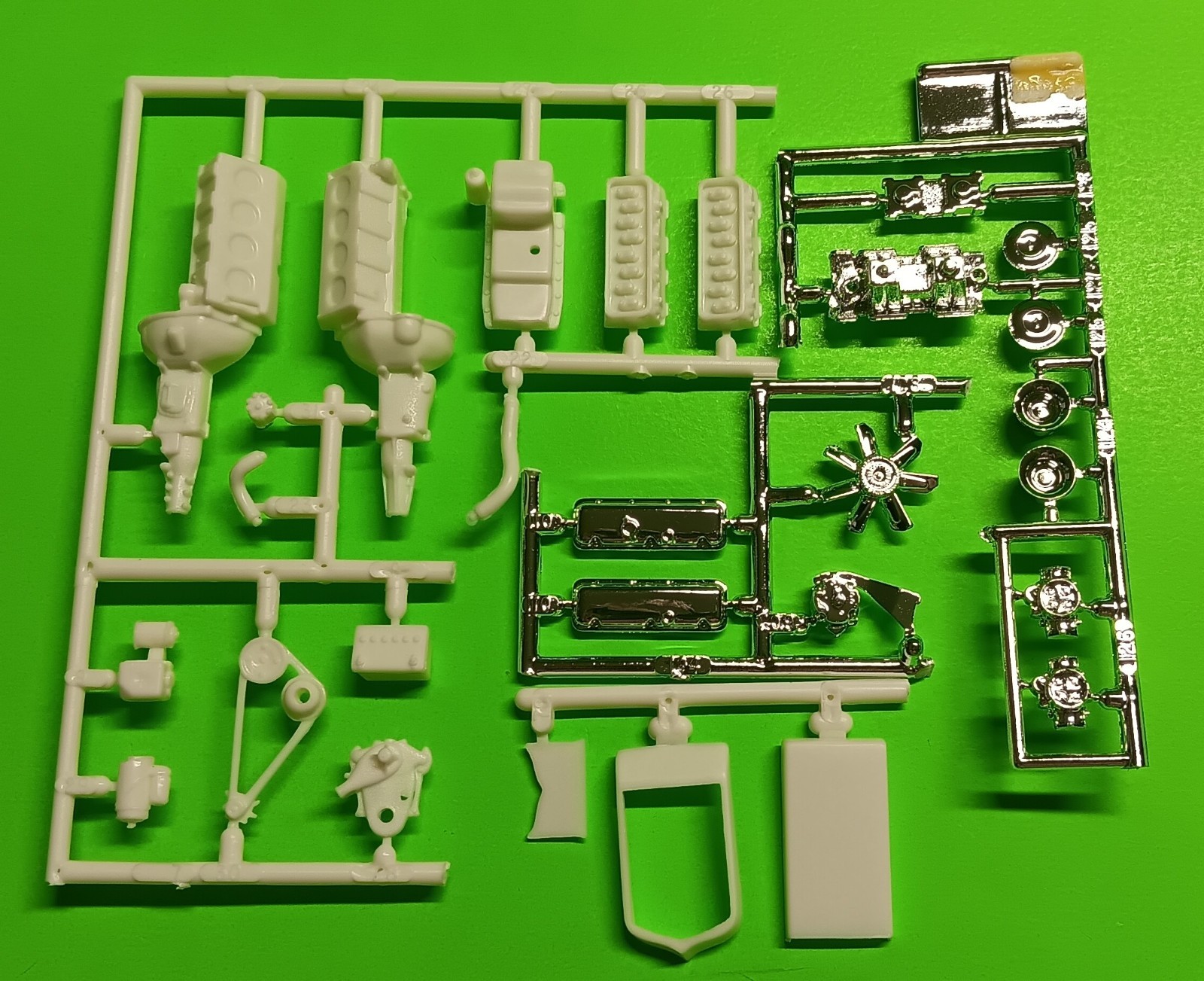 1967 Chevelle 396 427 454 Gasser Drag Car Engine 1/25 AMT Tunnel Ram Dual Carbs