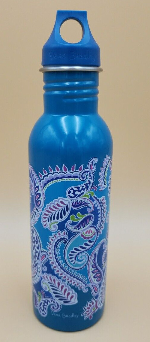 Vera Bradley Water Bottle Stainless Steel Water Bottle 25 oz Waikiki Paisley