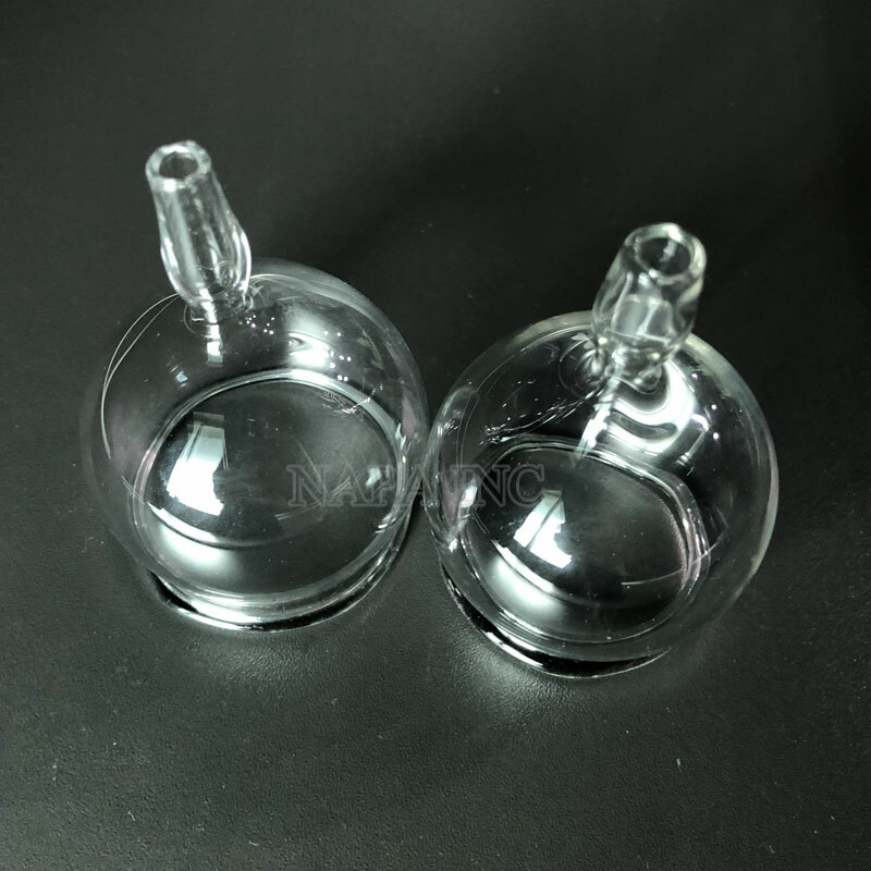 2PCS 5cm Glass Cupping Cups Replacement Cups For Vacuum Therapy Cupping Machine