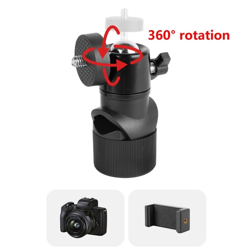 360 Degree Rotating 1/4Inch External Thread Adapters With Metal Swivels For