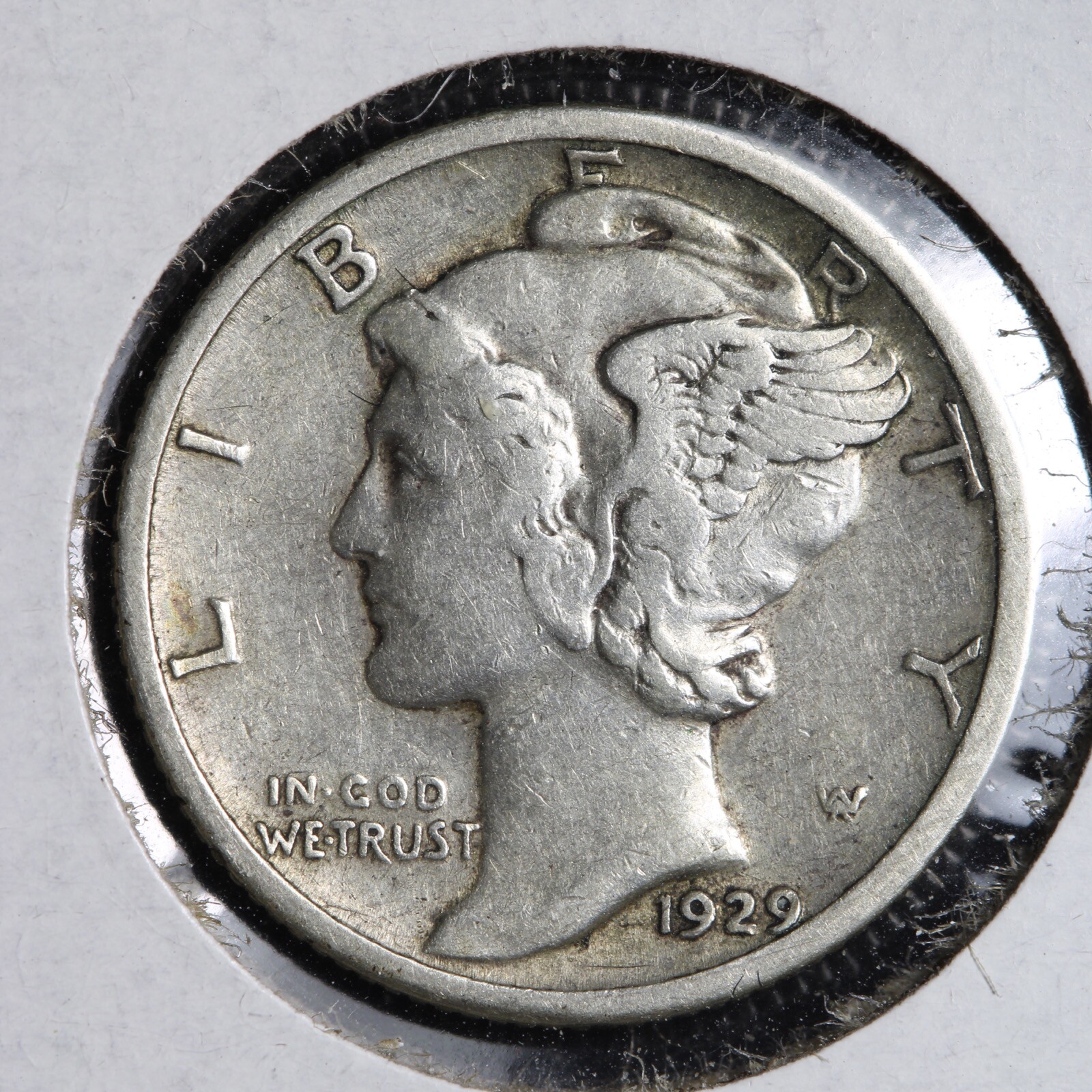 1929-S Mercury Silver Dime CHOICE XF E228 UH