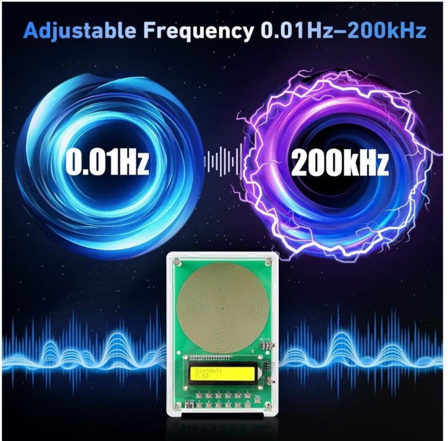 Schumann Resonance Generator Adjustable Frequency USB Sleep Stress Relief