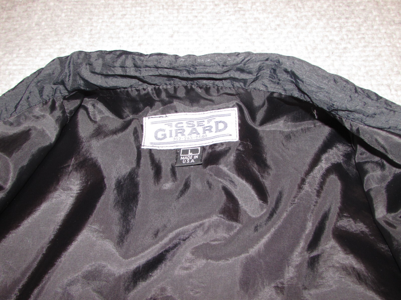 Stratosphere Las Vegas Vintage Girard Embroidered 2 Pocket Full Zip Jacket Lrg