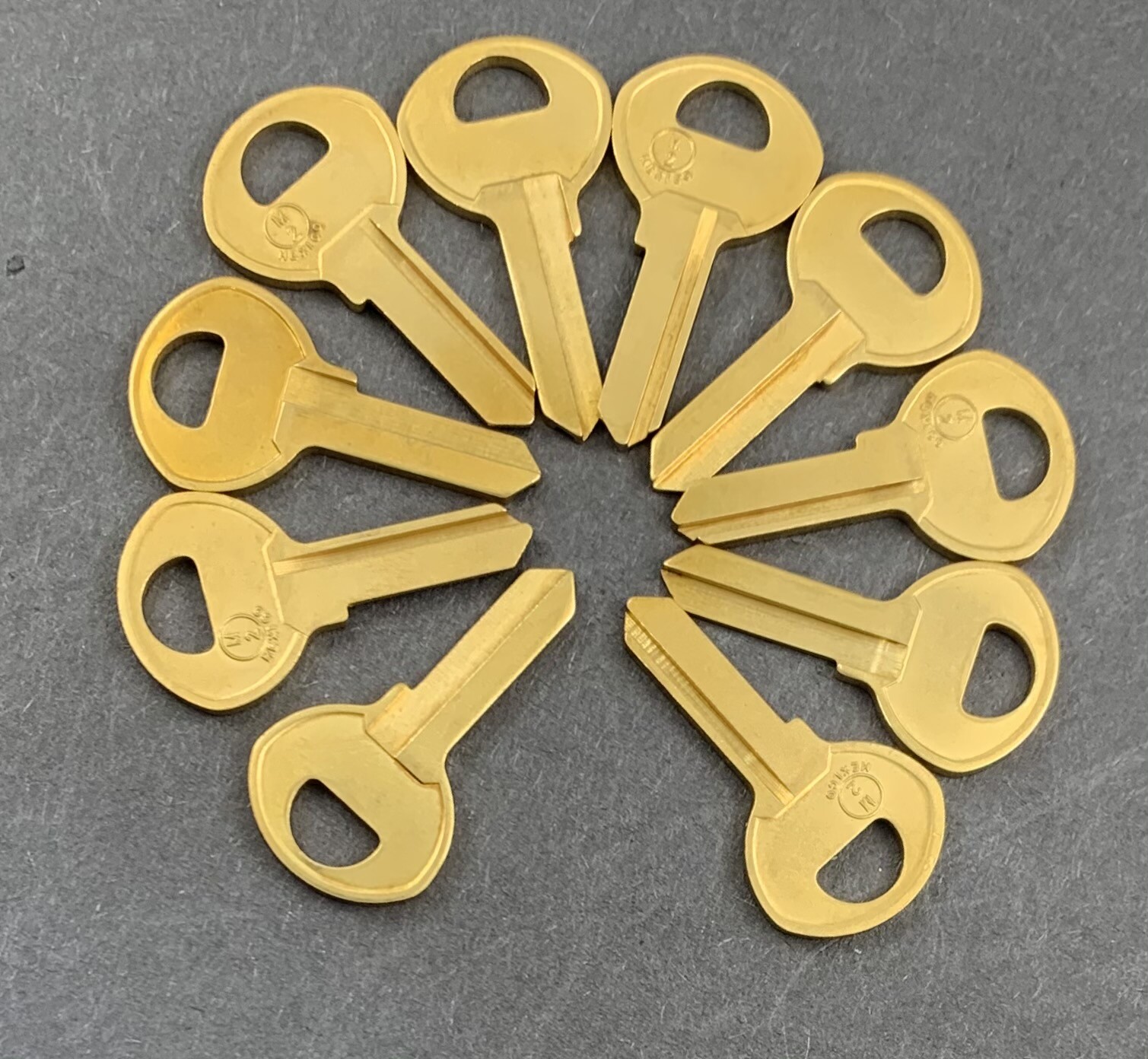Lots of M2 1092B MAS-7 4MA2 Type Key Blanks For Master Lock 7K Keyway