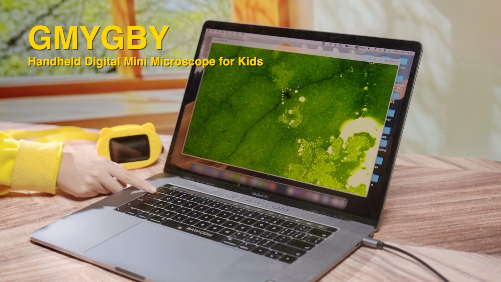 Portable 1000X Digital Mini Microscope for Kids - STEM Educational Science Kit,