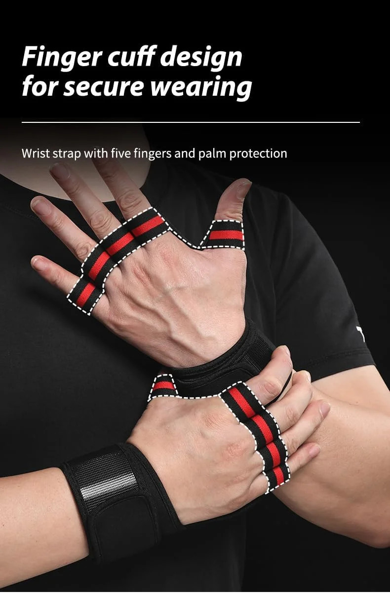 Weight Lifting Gloves Workout Gloves for Men Women, Wrist Wraps Wrist Straps for